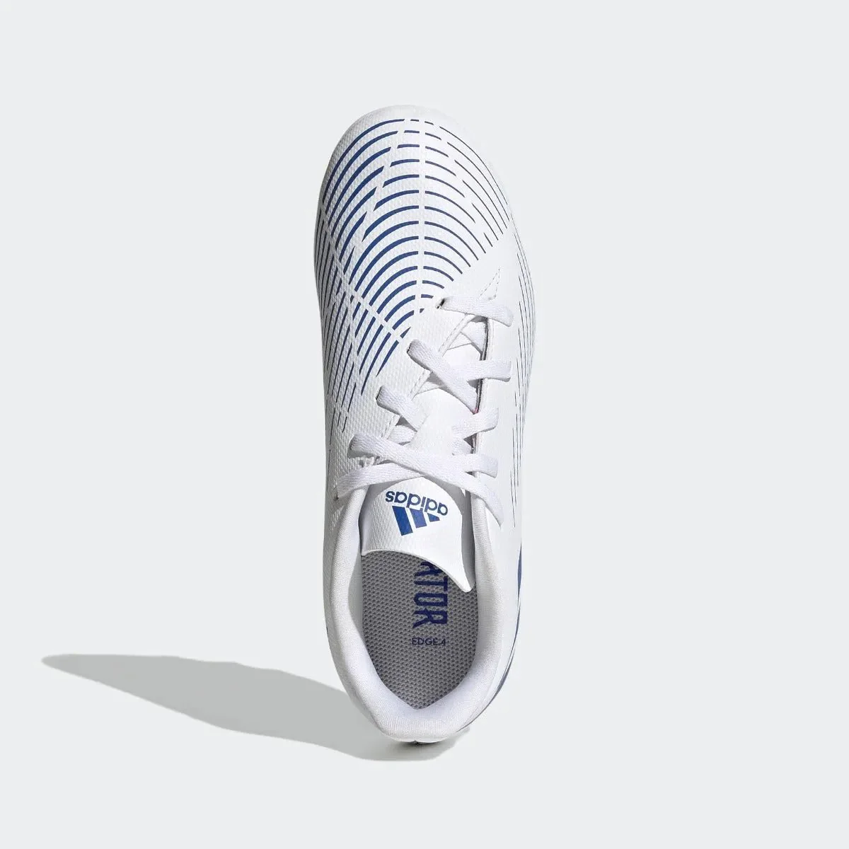 adidas Kids Predator Edge .4 FxG - White-Hi Res Blue - Image 5