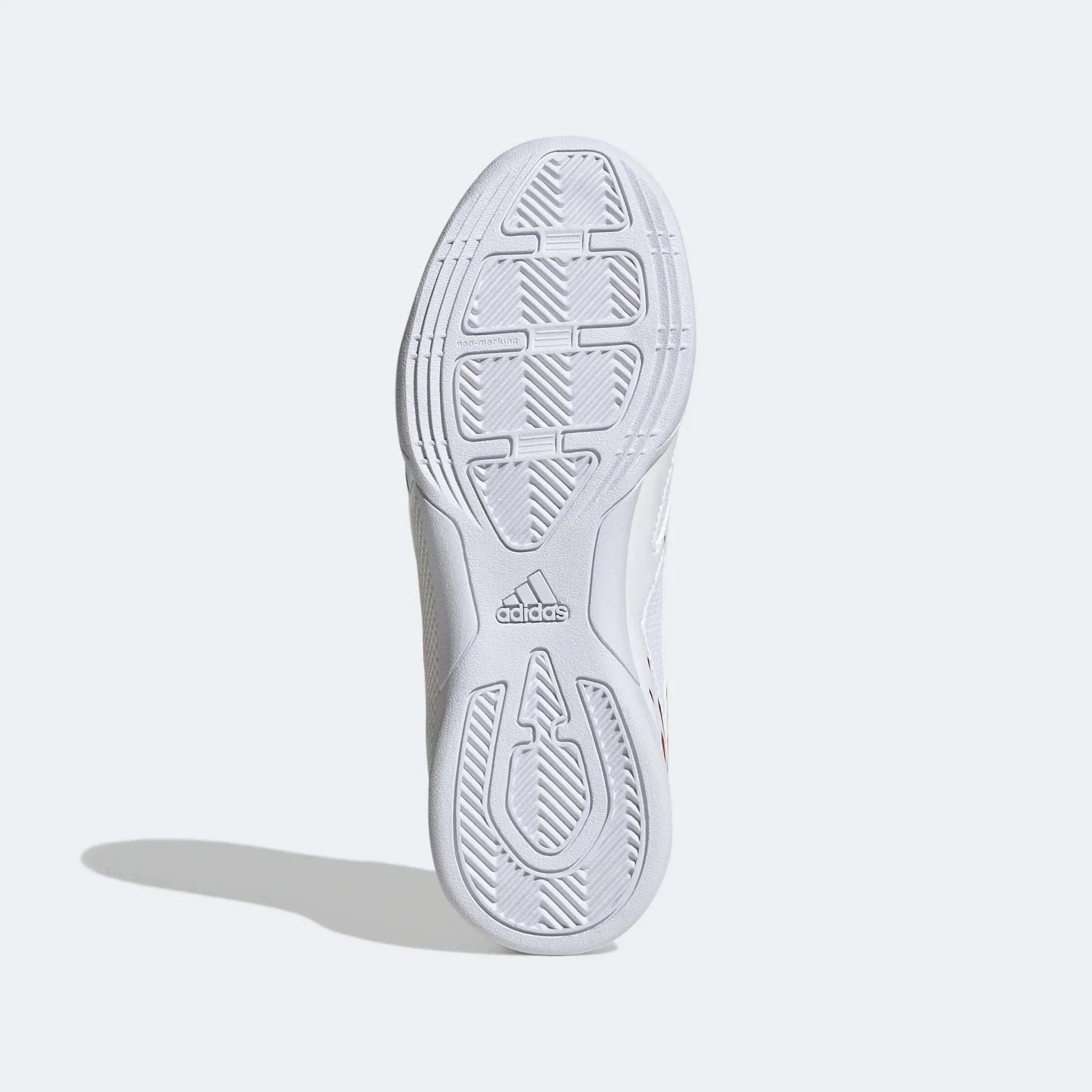 adidas Kids Predator Edge.4 IN Sala J - White-Yellow-Blue - Image 6