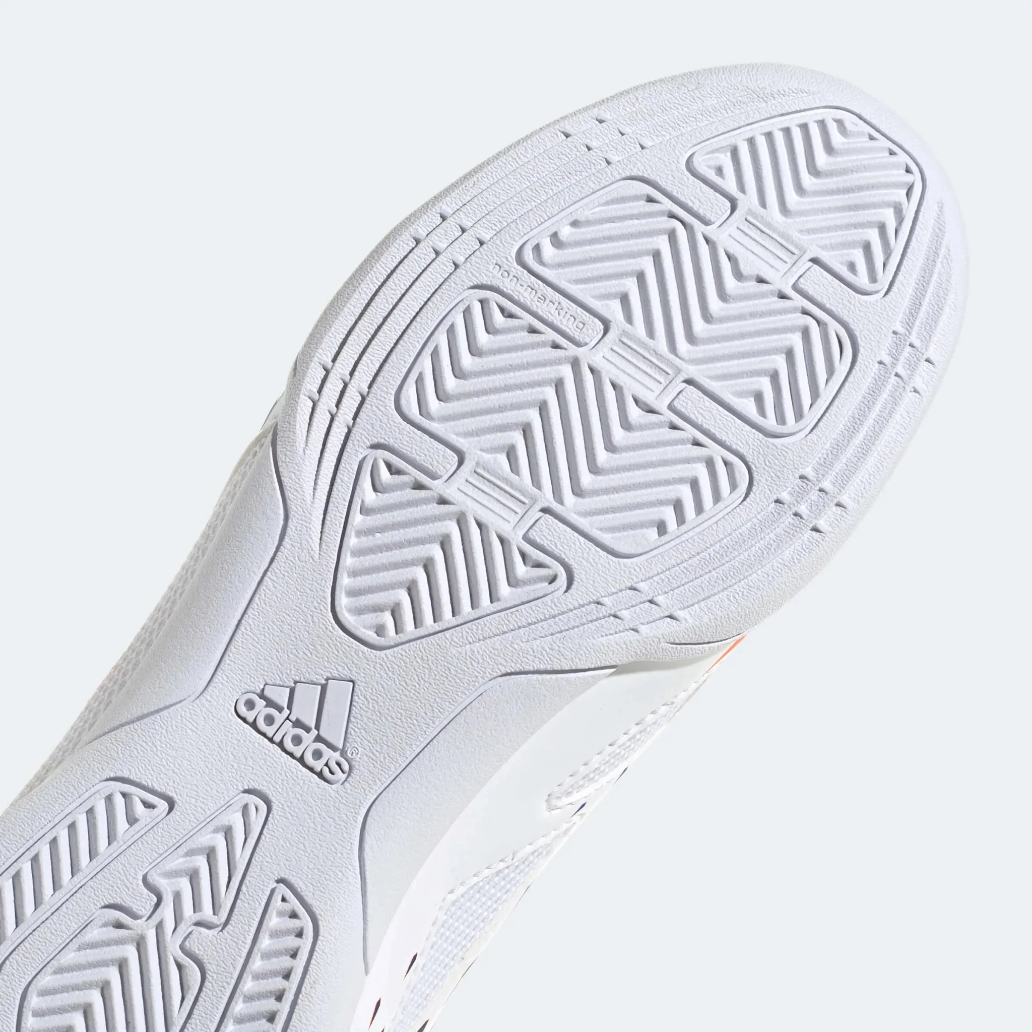 adidas Kids Predator Edge.4 IN Sala J - White-Yellow-Blue - Image 7