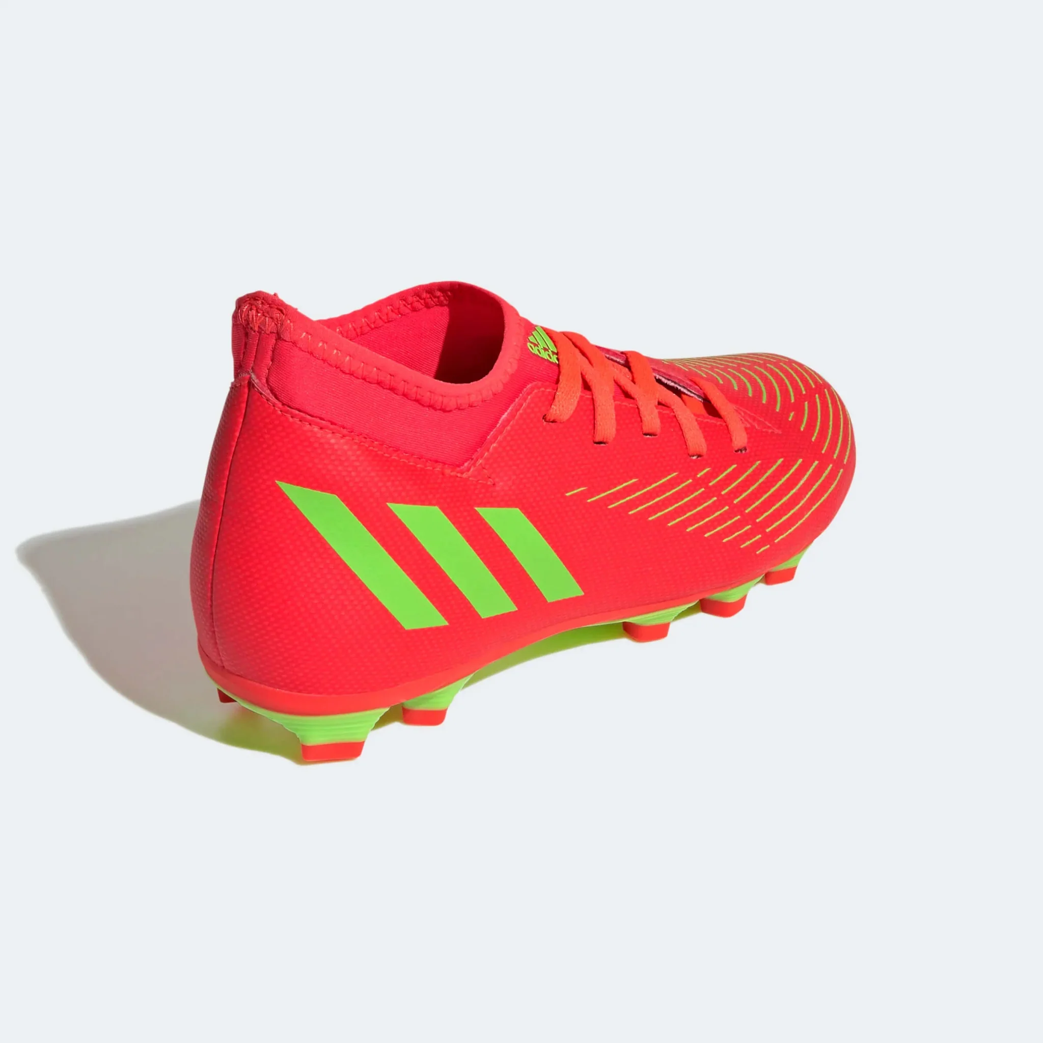 adidas Kids Predator Edge .4 S FxG - Solar Red-Solar Green - Image 4