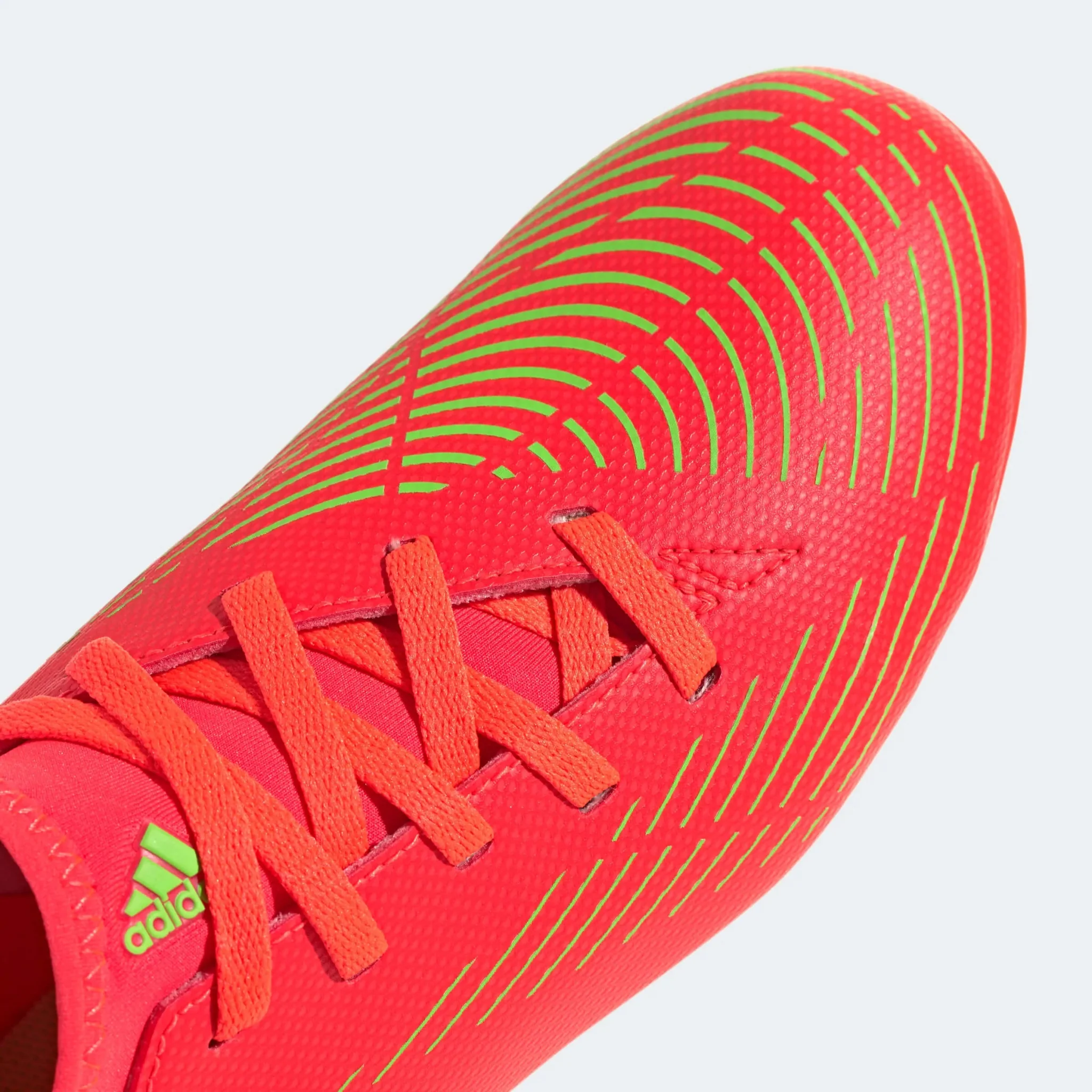 adidas Kids Predator Edge .4 S FxG - Solar Red-Solar Green - Image 7