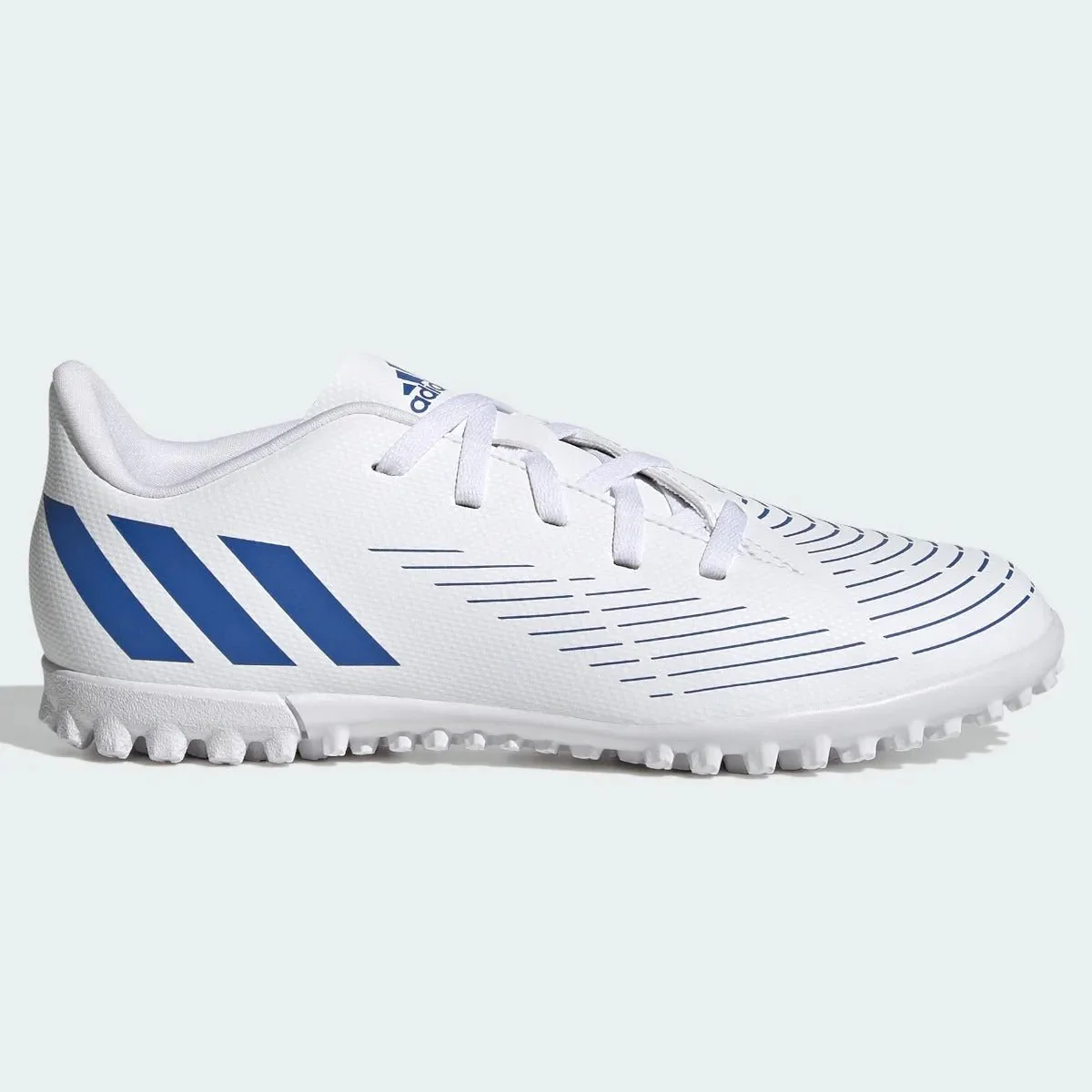 adidas Kids Predator Edge .4 Turf - White-Hi Res Blue