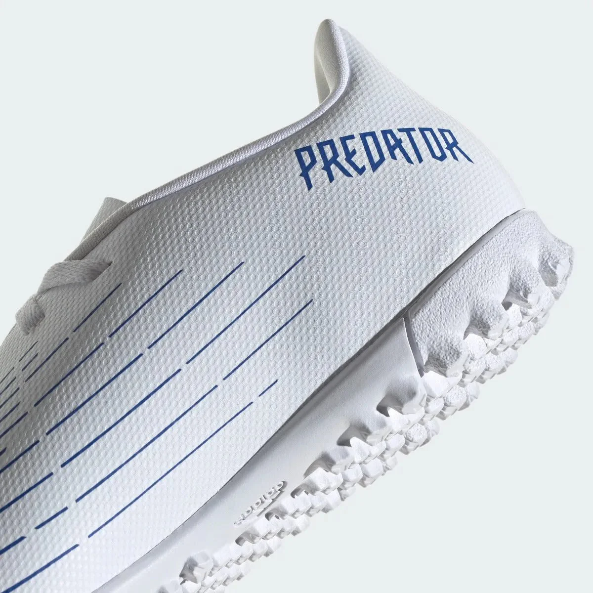adidas Kids Predator Edge .4 Turf - White-Hi Res Blue - Image 8