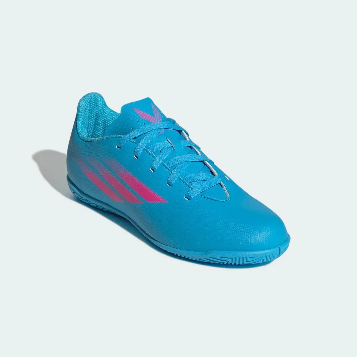 adidas Kids X Speedflow .4 Indoor - Sky Rush-Shock Pink - Image 3