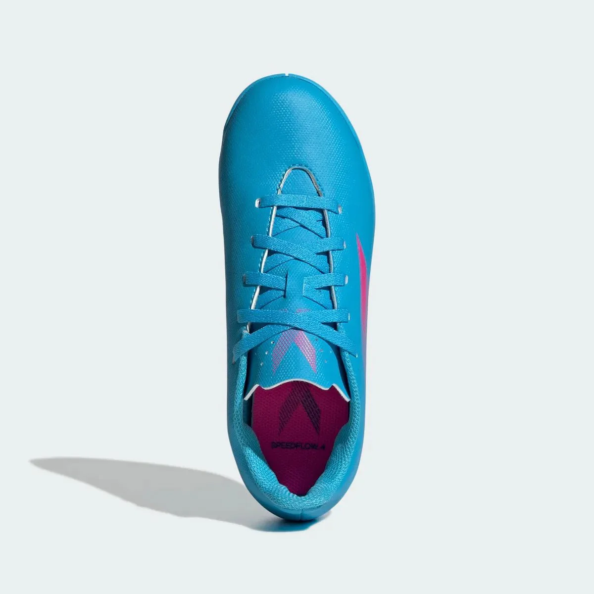 adidas Kids X Speedflow .4 Indoor - Sky Rush-Shock Pink - Image 5