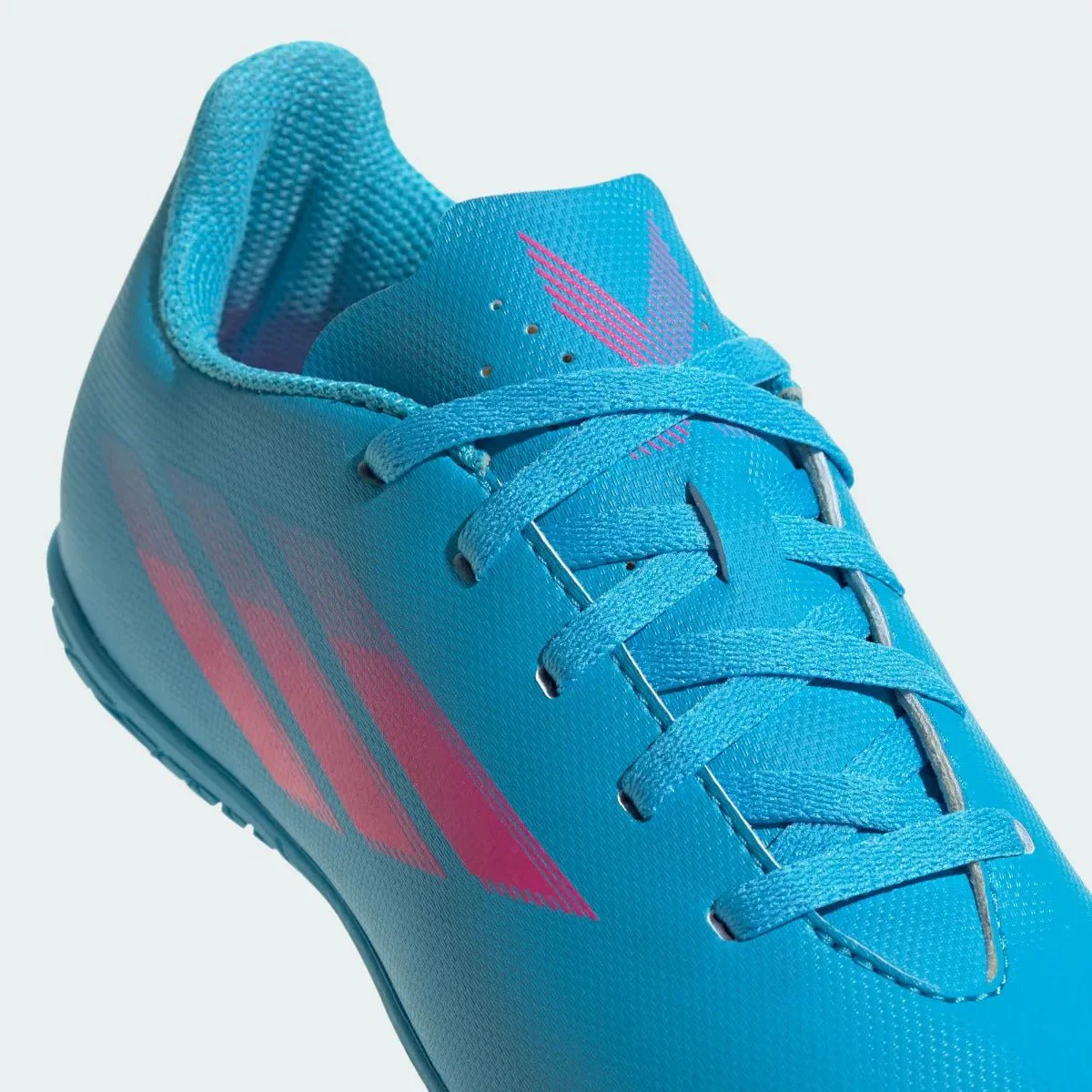adidas Kids X Speedflow .4 Indoor - Sky Rush-Shock Pink - Image 7