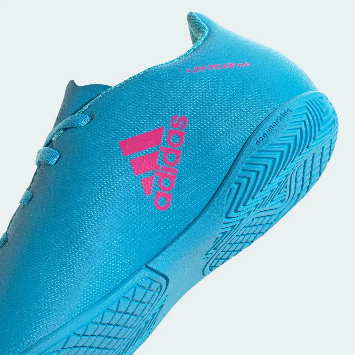 adidas Kids X Speedflow .4 Indoor - Sky Rush-Shock Pink - Image 8