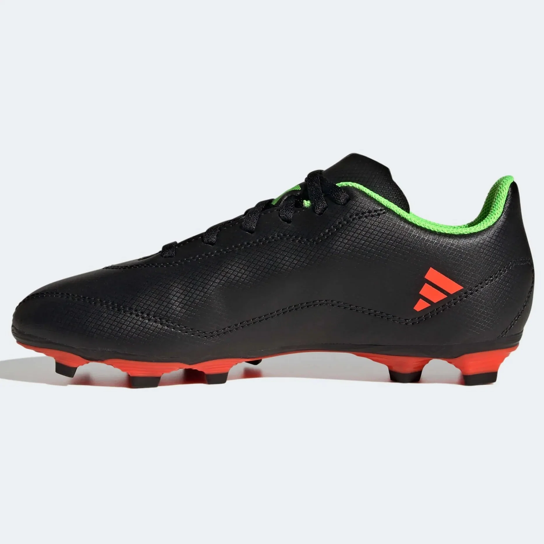 adidas Kids X SpeedPortal .4 FxG - Black-Solar Red - Image 2
