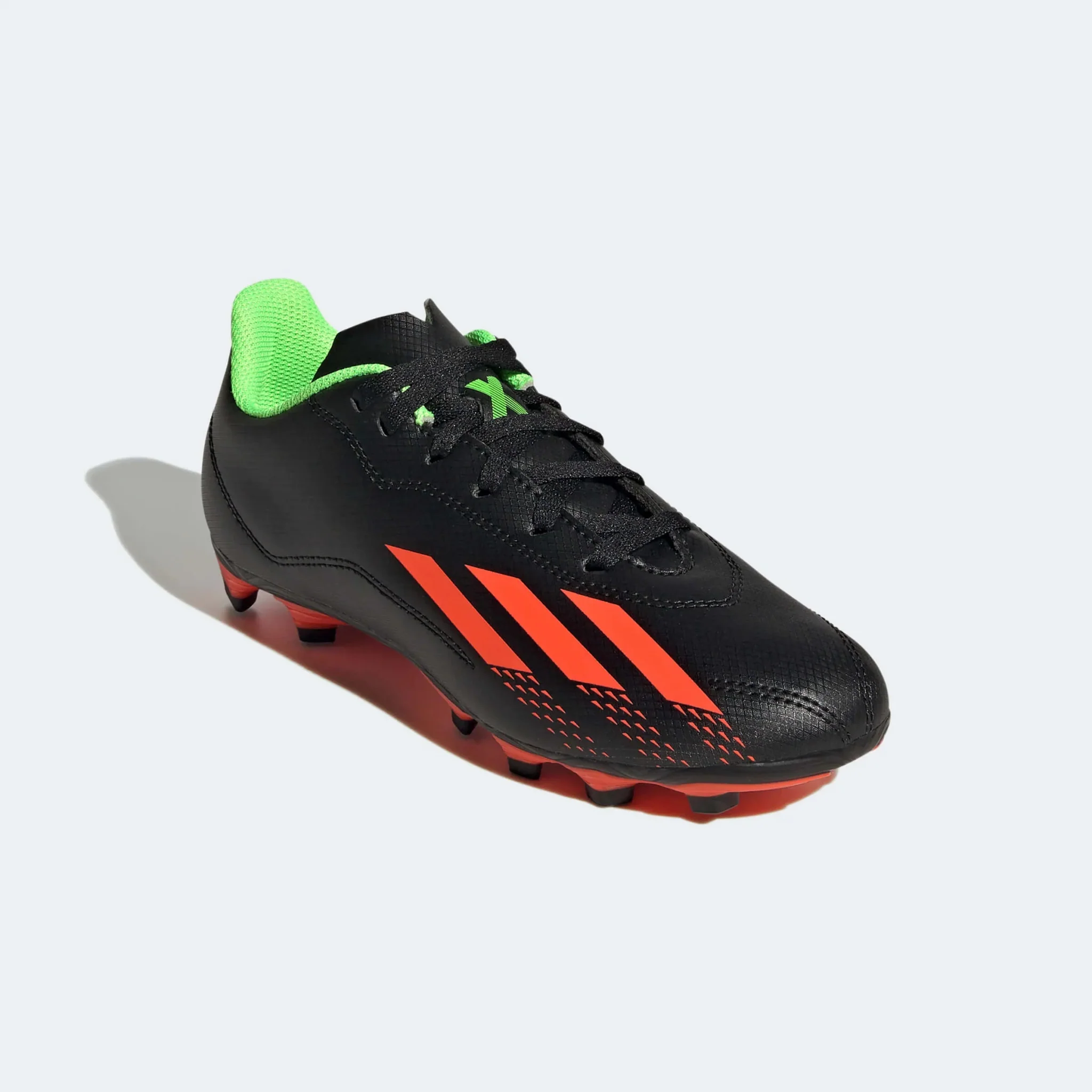 adidas Kids X SpeedPortal .4 FxG - Black-Solar Red - Image 3