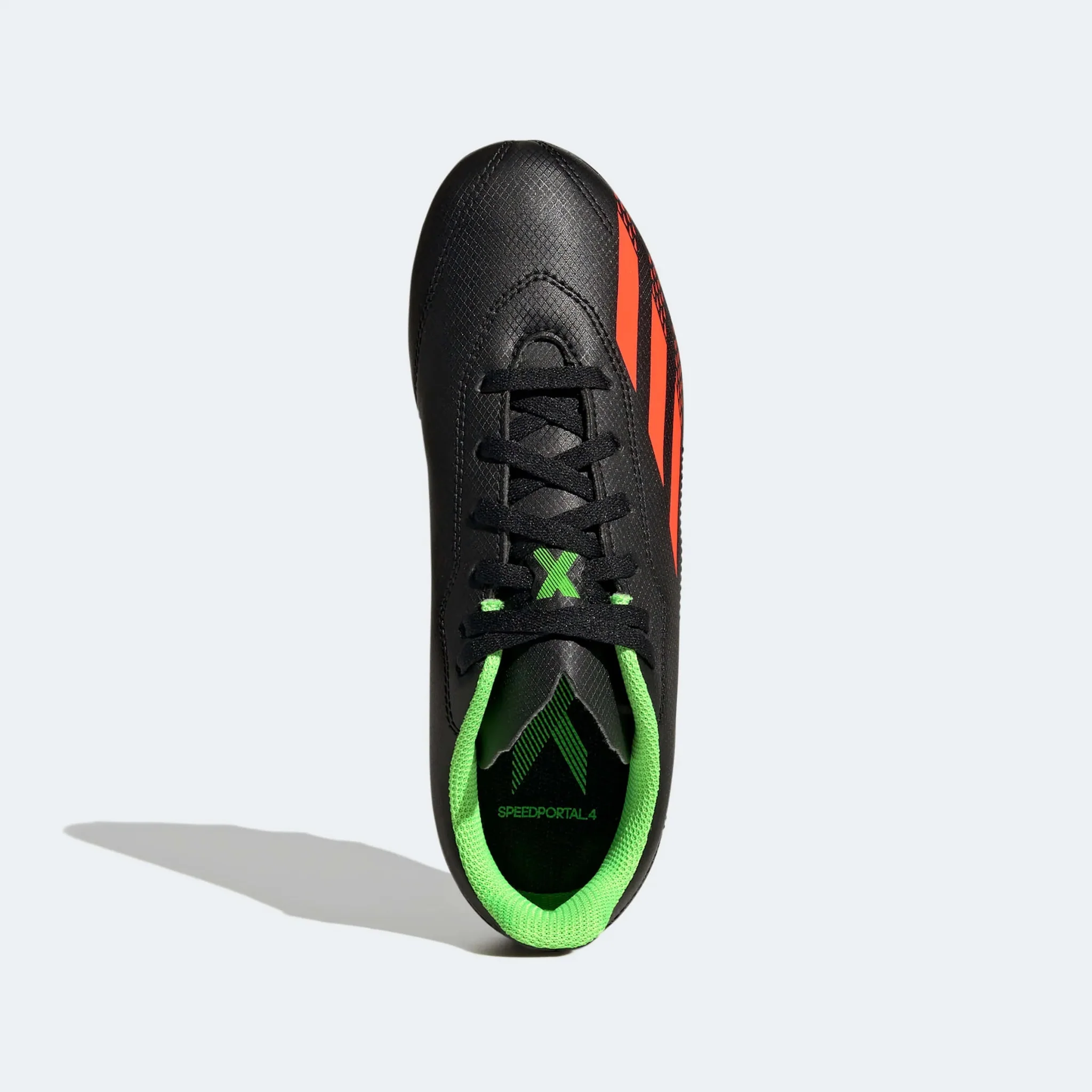 adidas Kids X SpeedPortal .4 FxG - Black-Solar Red - Image 5