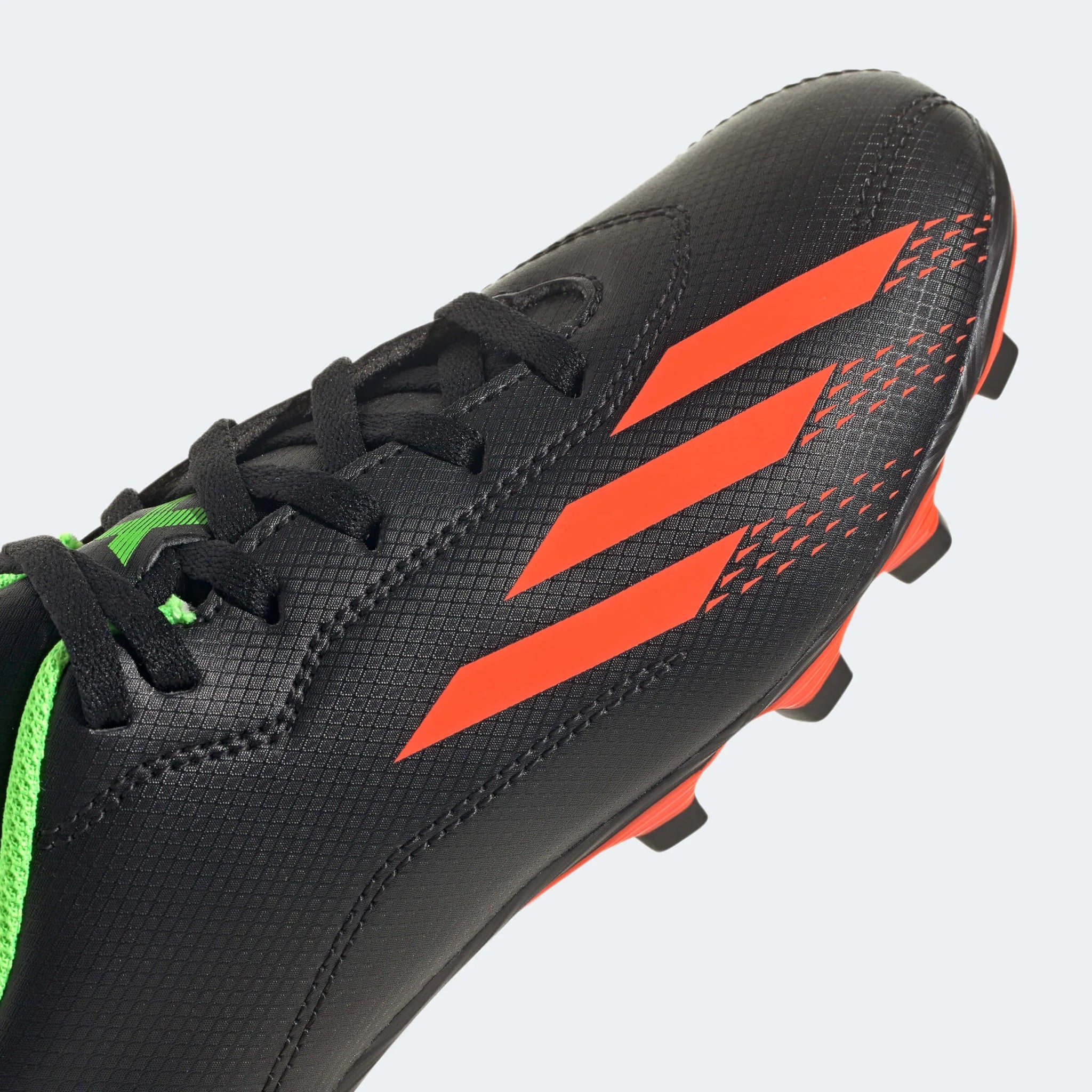 adidas Kids X SpeedPortal .4 FxG - Black-Solar Red - Image 7