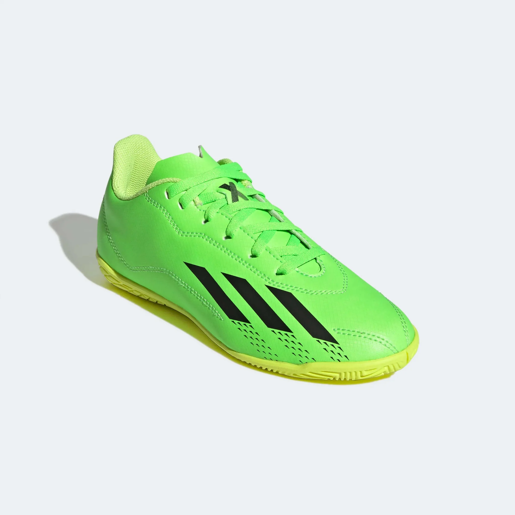 adidas Kids X SpeedPortal .4 Indoor - Solar Green-Black - Image 3