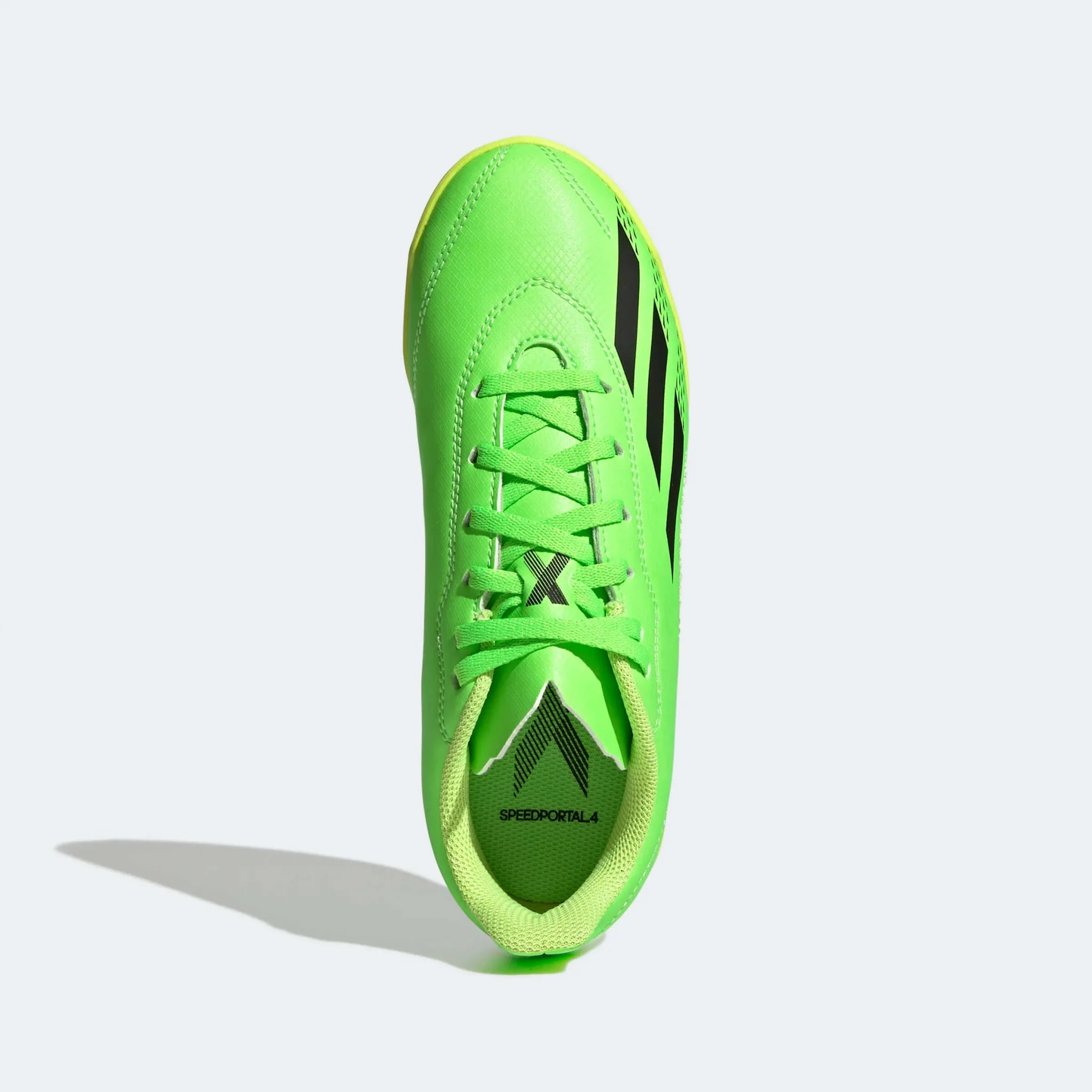 adidas Kids X SpeedPortal .4 Indoor - Solar Green-Black - Image 5