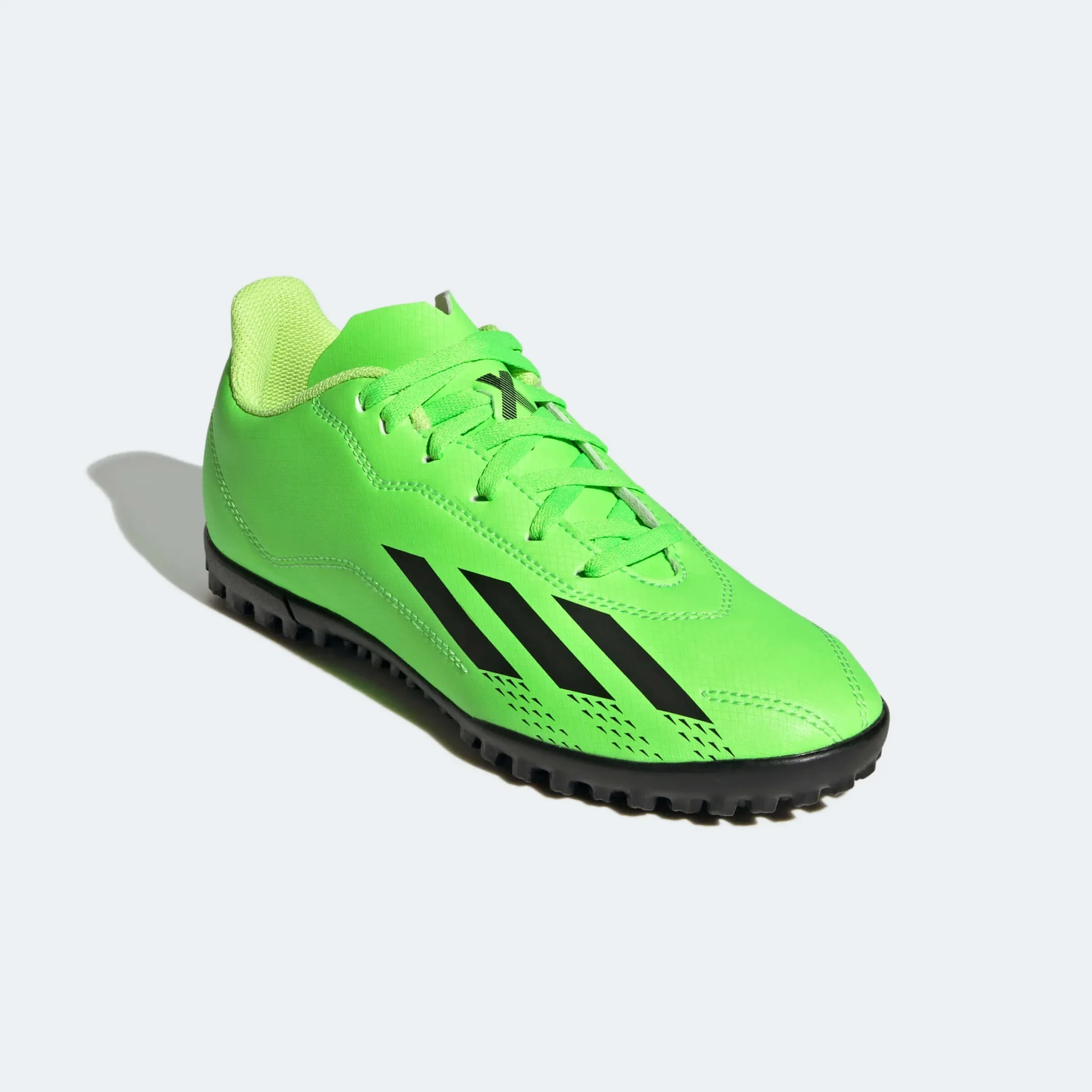 adidas Kids X SpeedPortal .4 Turf - Solar Green-Black - Image 3