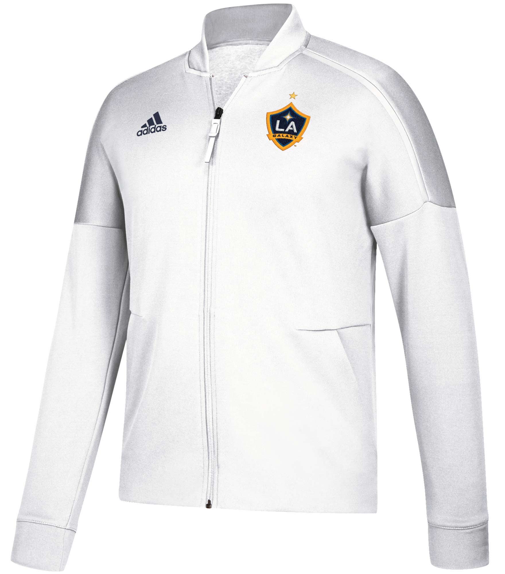 adidas LA Galaxy 2018 ZNE Anthem Jacket- White - Image 2