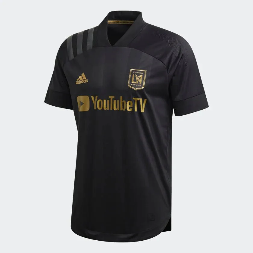adidas LAFC Home Authentic Jersey 2020-21 - Black-Gold