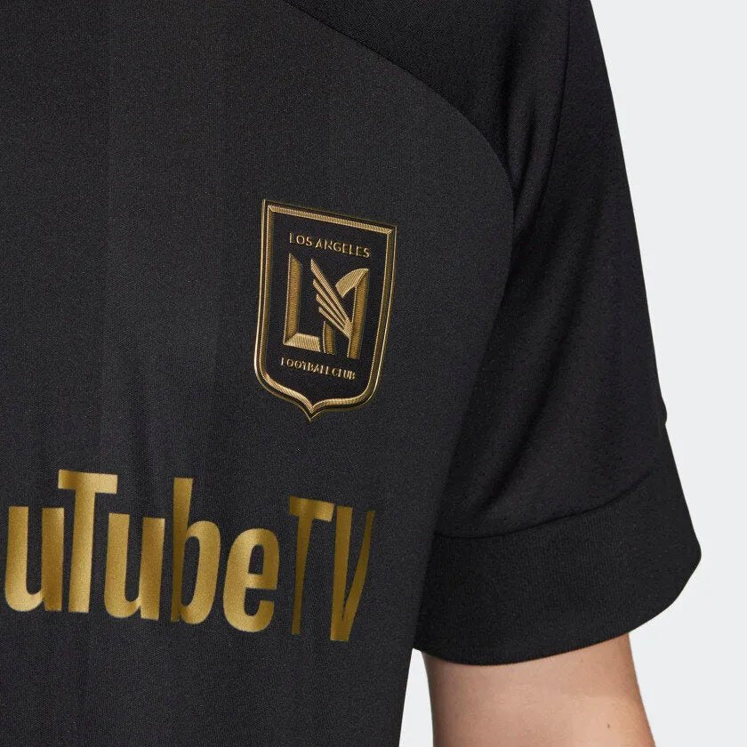 adidas LAFC Home Authentic Jersey 2020-21 - Black-Gold - Image 3