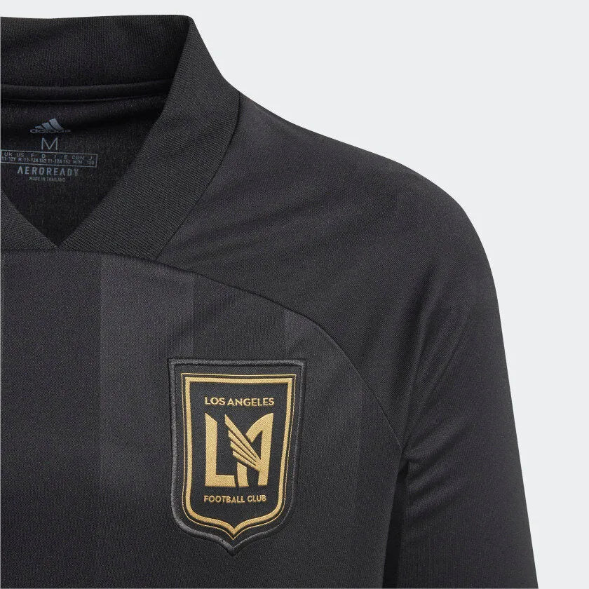 adidas LAFC YOUTH Home Jersey 2020-21- Black - Image 3
