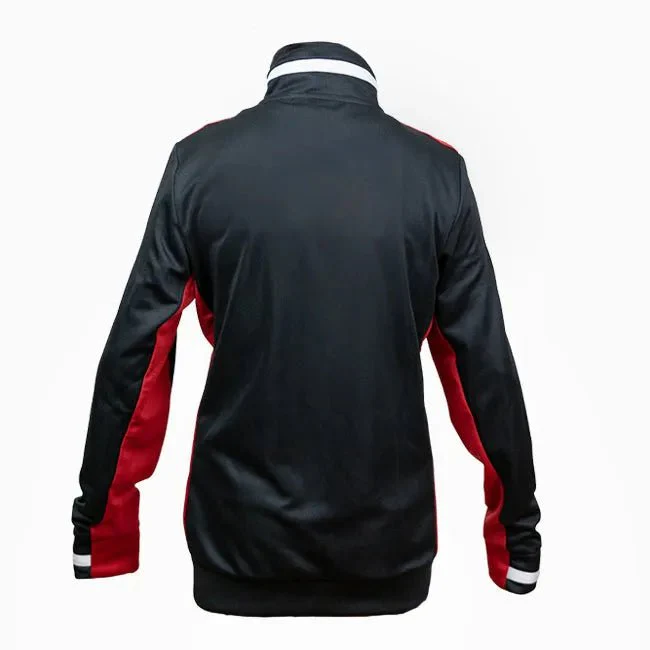adidas LAUFA Mi Team 19 Youth Track Jacket Black-Red - Image 3