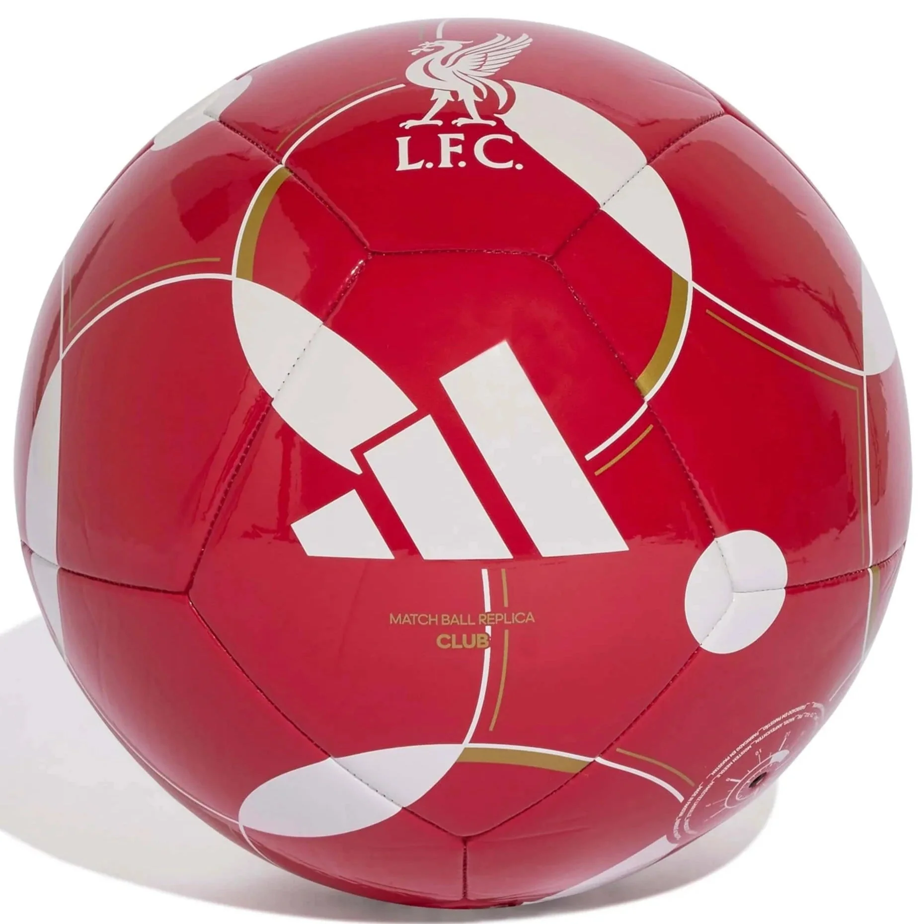 adidas 2025-26 Liverpool Home Club Soccer Ball - Image 2