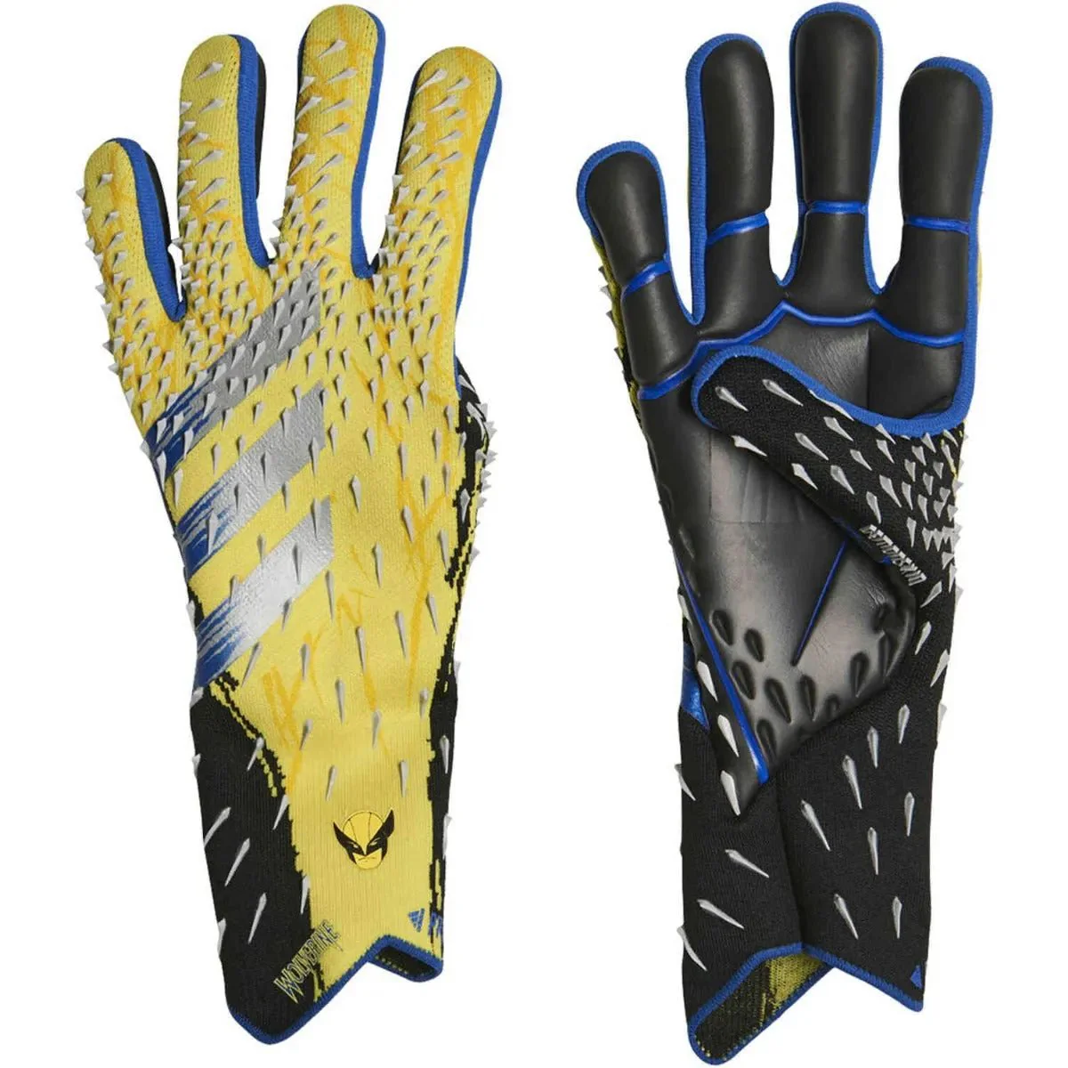 Adidas Marvel X-MEN Wolverine Predator Pro GK Gloves - Yellow-Black - Image 2