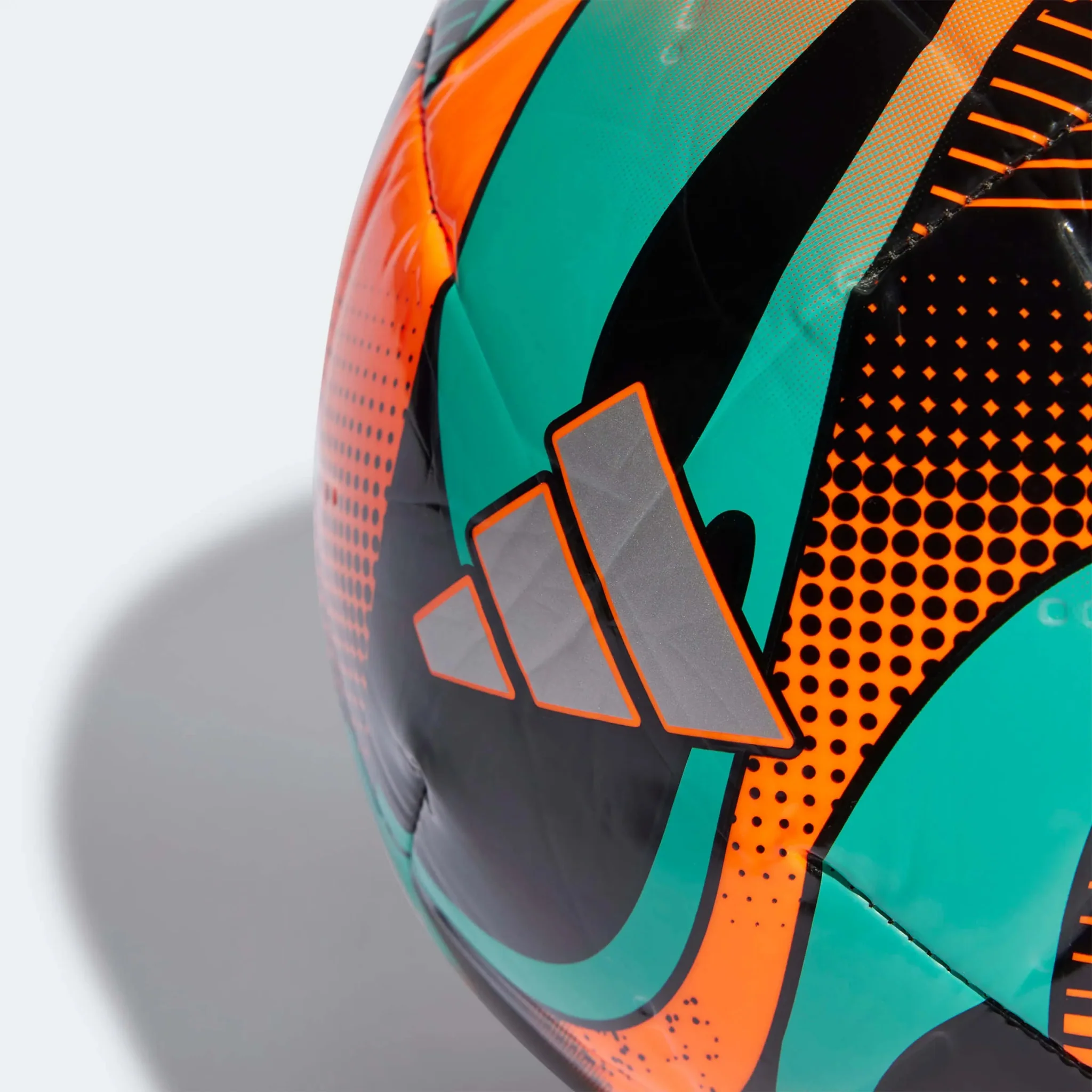 adidas Messi Club Ball - Solar Orange-Mint Rush-Black - Image 3