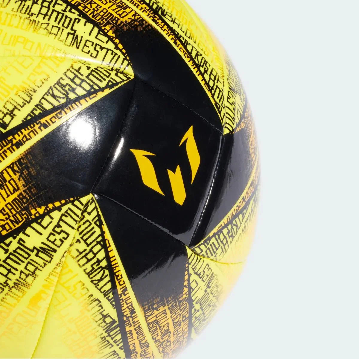 Adidas Messi Club Ball - Yellow-Black - Image 3