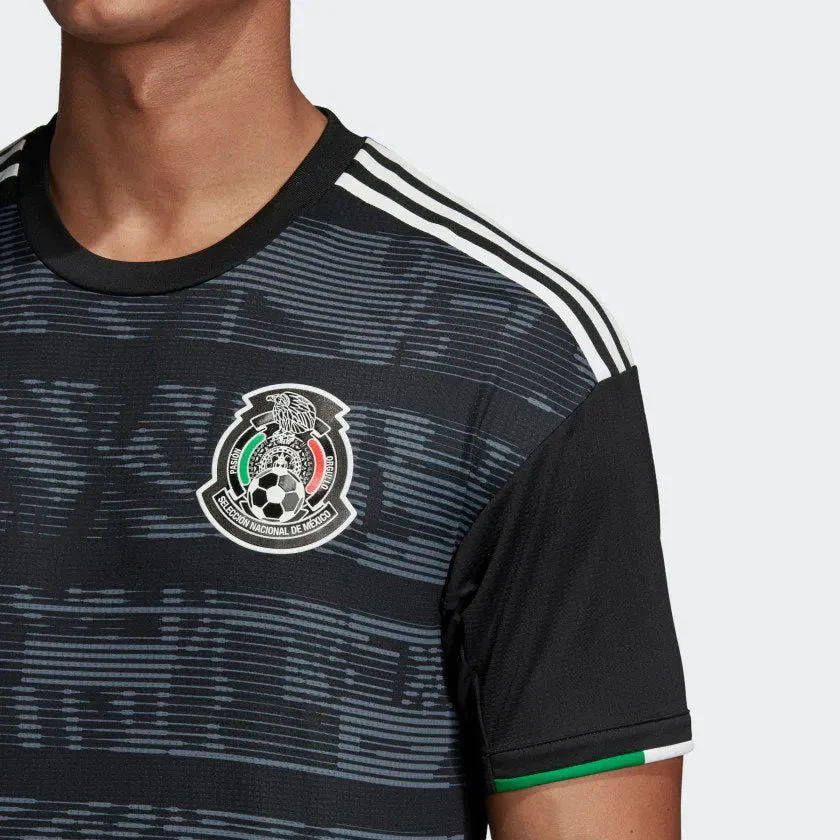 adidas Mexico 2019 Home Authentic Jersey Black - Image 3