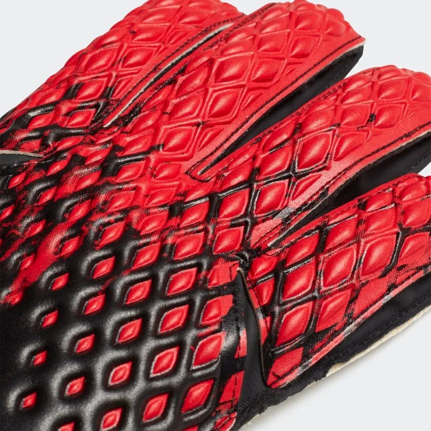adidas Predator 20 Match Fingersave Goalkeeper Gloves - Black-Red - Image 2