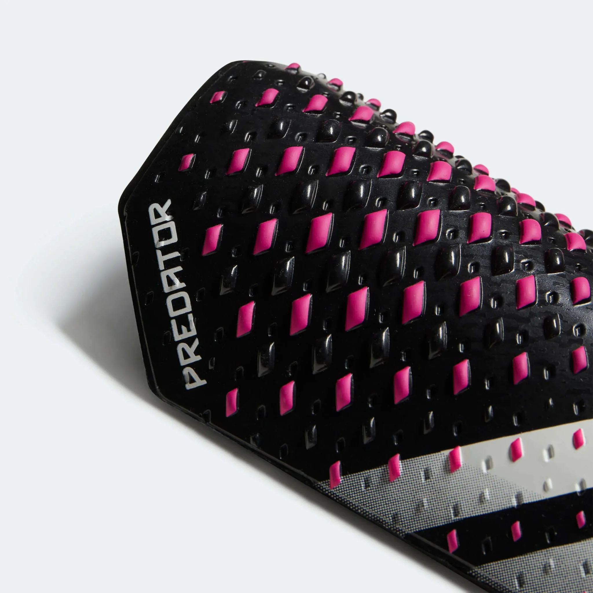 adidas Predator Competition Shin Guards - Black - White - Team Shock Pink - Image 2
