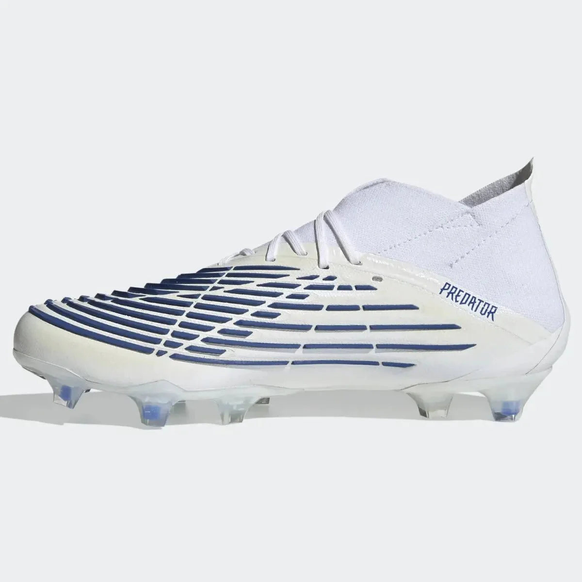 adidas Predator Edge .1 FG - White-Blue - Image 2