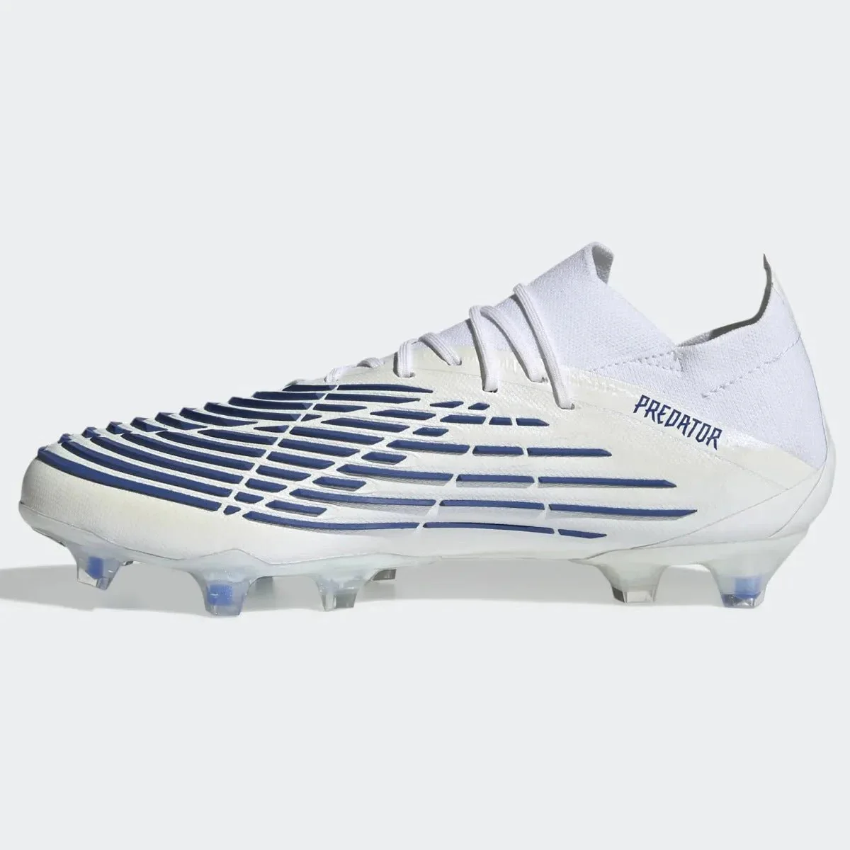 adidas Predator Edge .1 Low FG - White-Blue - Image 2