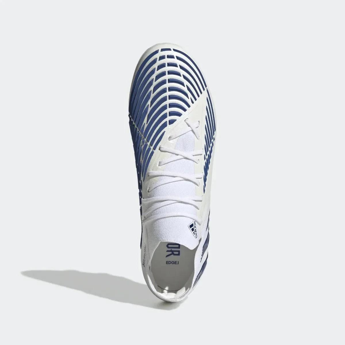 adidas Predator Edge .1 Low FG - White-Blue - Image 5