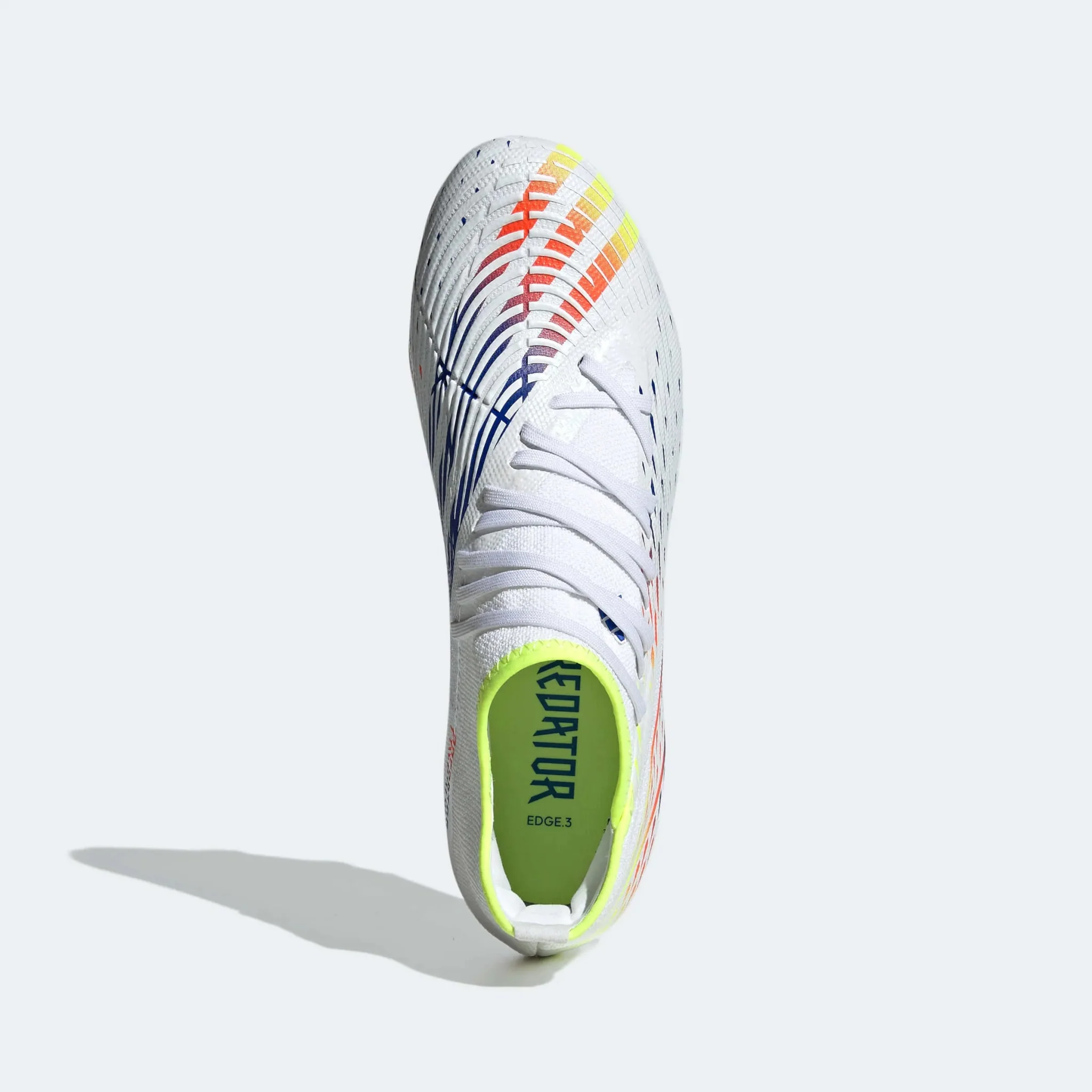 adidas Predator Edge.3 FG - White-Yellow-Blue - Image 5