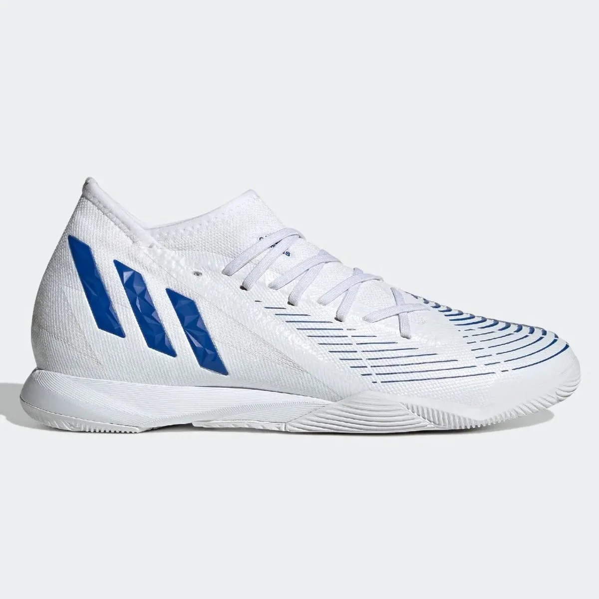 adidas Predator Edge .3 Indoor- White-Hi Res Blue