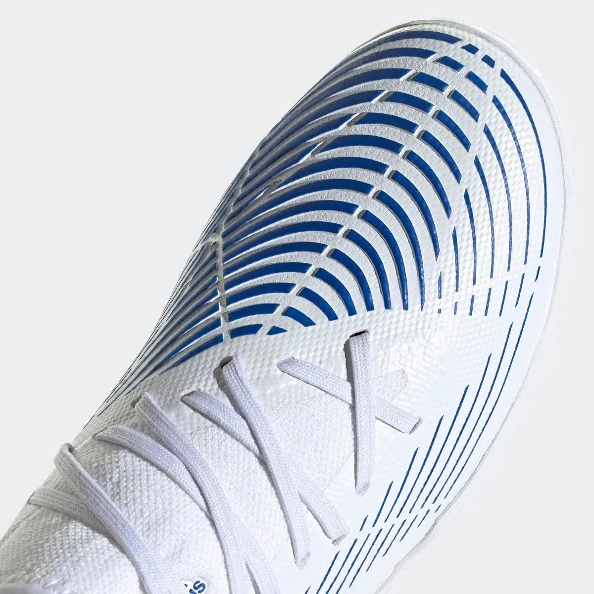 adidas Predator Edge .3 Indoor- White-Hi Res Blue - Image 7