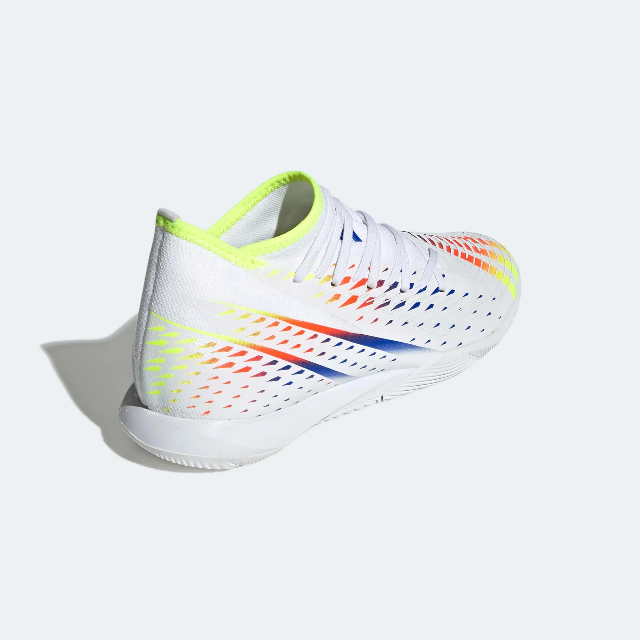 adidas Predator Edge.3 Indoor - White-Yellow-Blue - Image 4