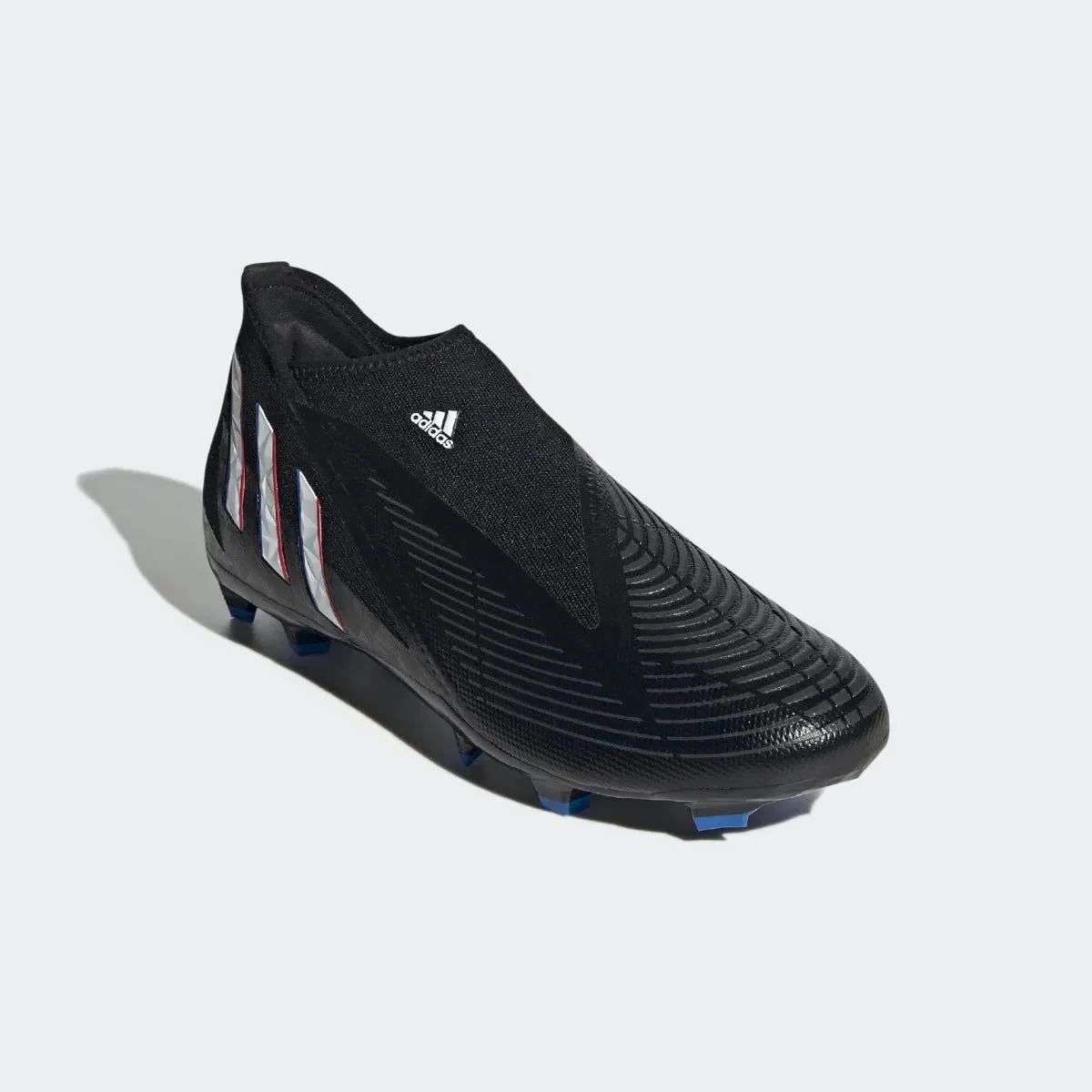 adidas Predator Edge .3 Laceless FG - Black-White - Image 2