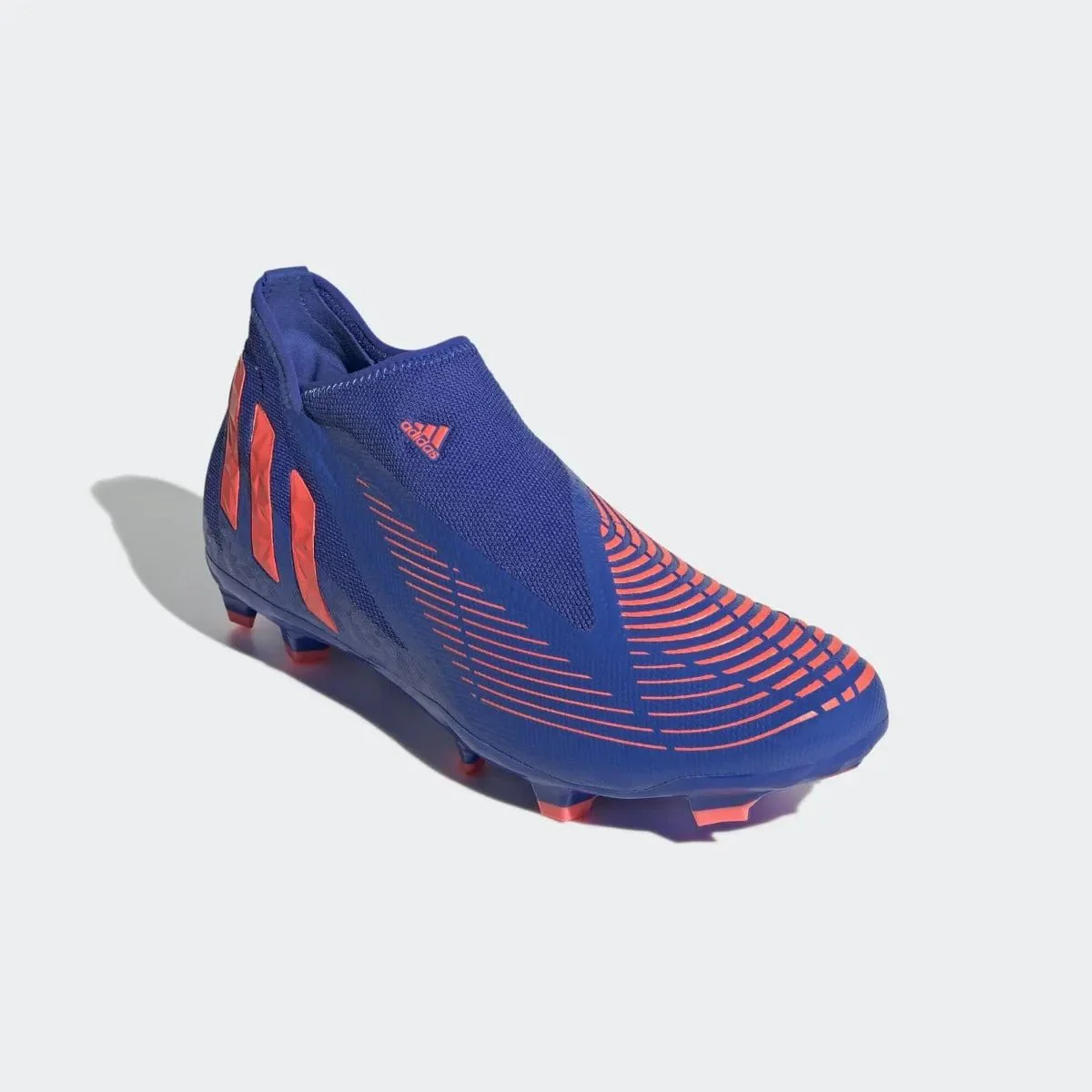 adidas Predator Edge .3 Laceless FG - Hi Res Blue-Turbo - Image 3