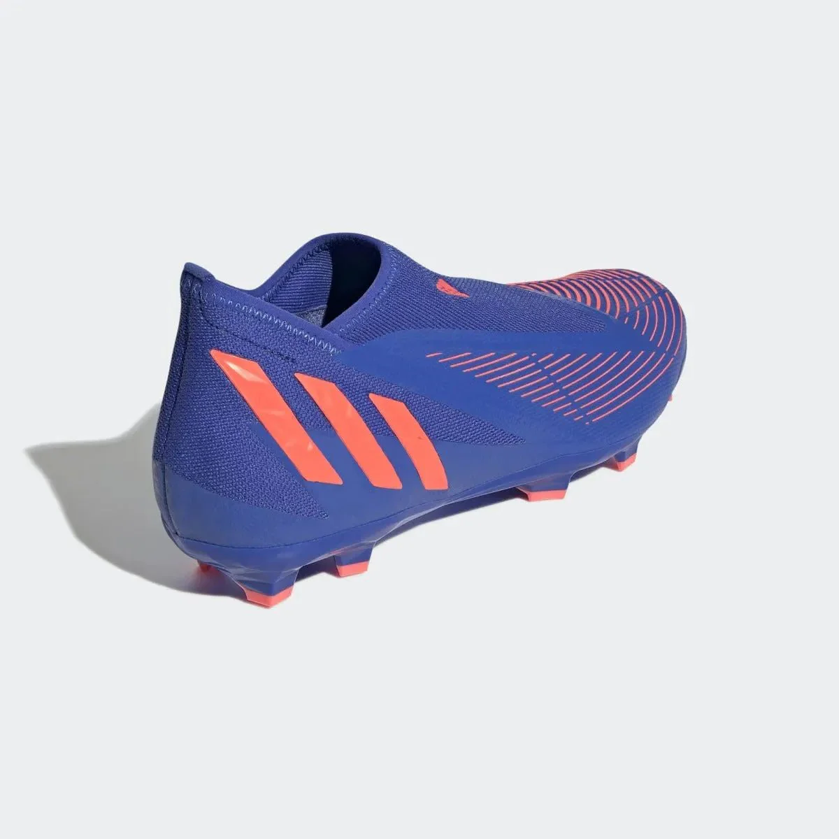 adidas Predator Edge .3 Laceless FG - Hi Res Blue-Turbo - Image 4