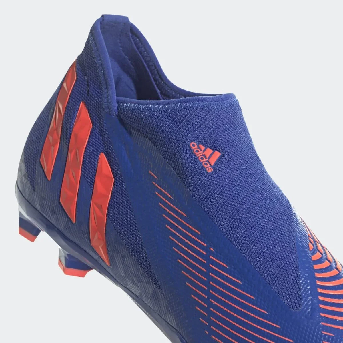 adidas Predator Edge .3 Laceless FG - Hi Res Blue-Turbo - Image 7