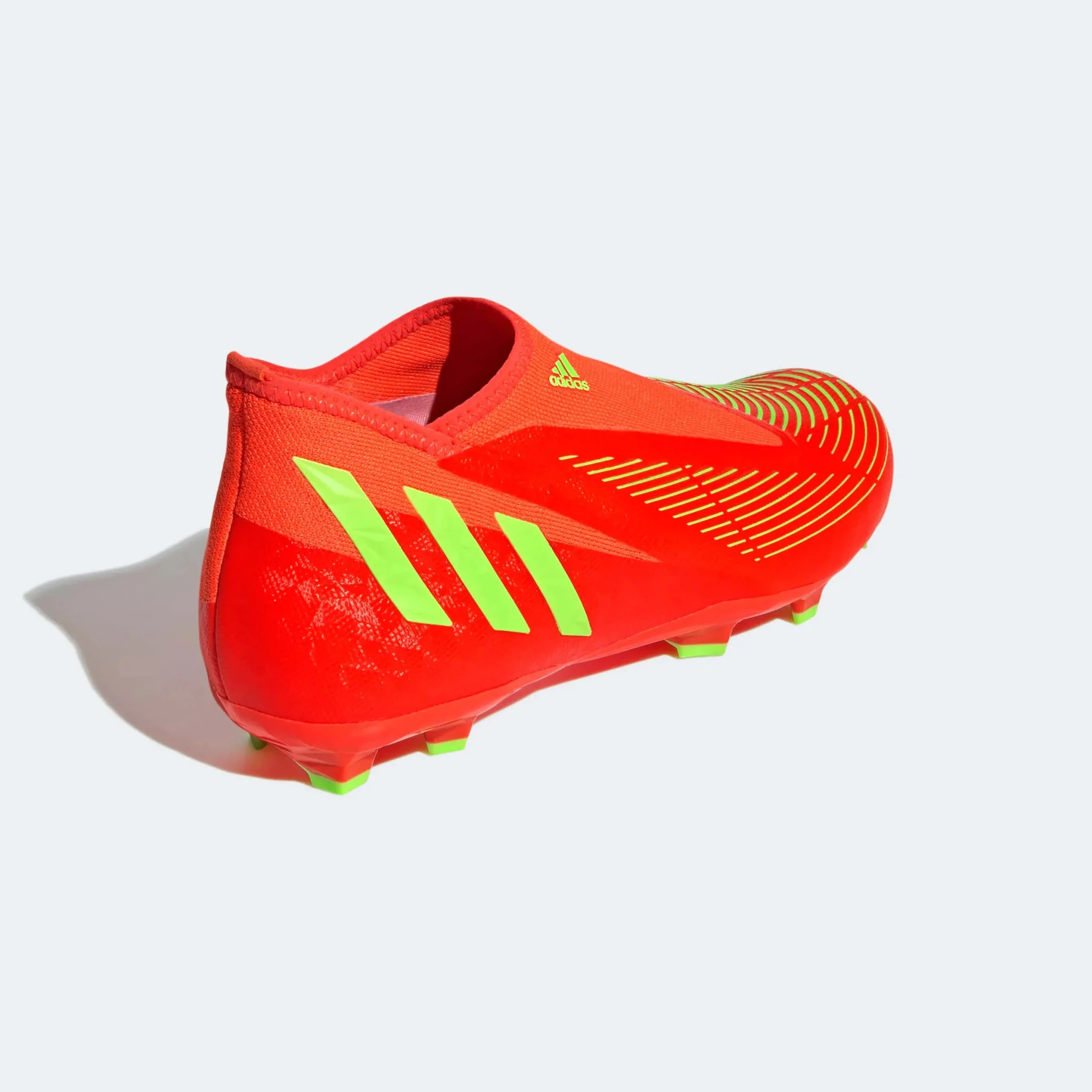 adidas Predator Edge .3 Laceless FG - Solar Red-Solar Green - Image 4