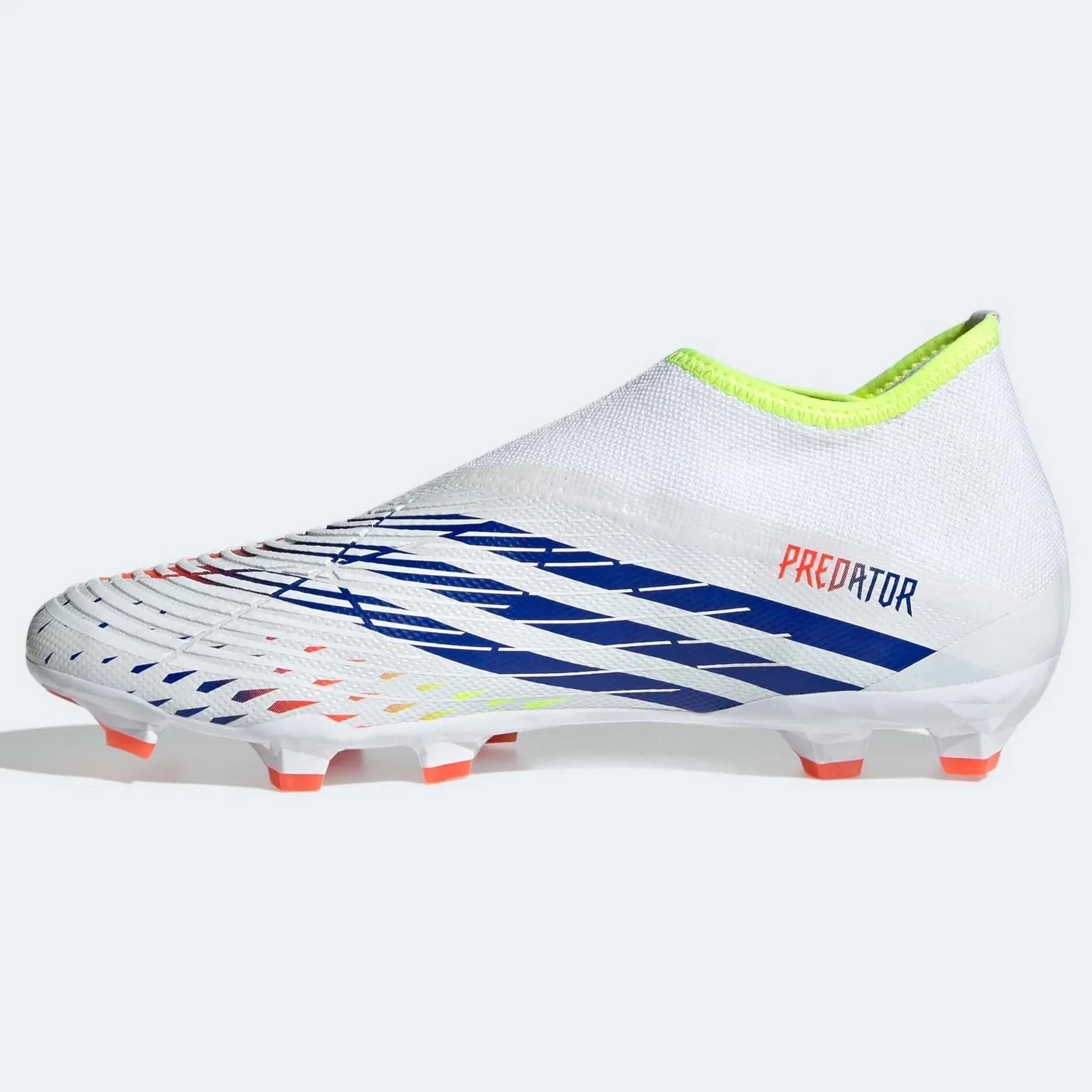 adidas Predator Edge.3 LL FG - White-Yellow-Blue - Image 2