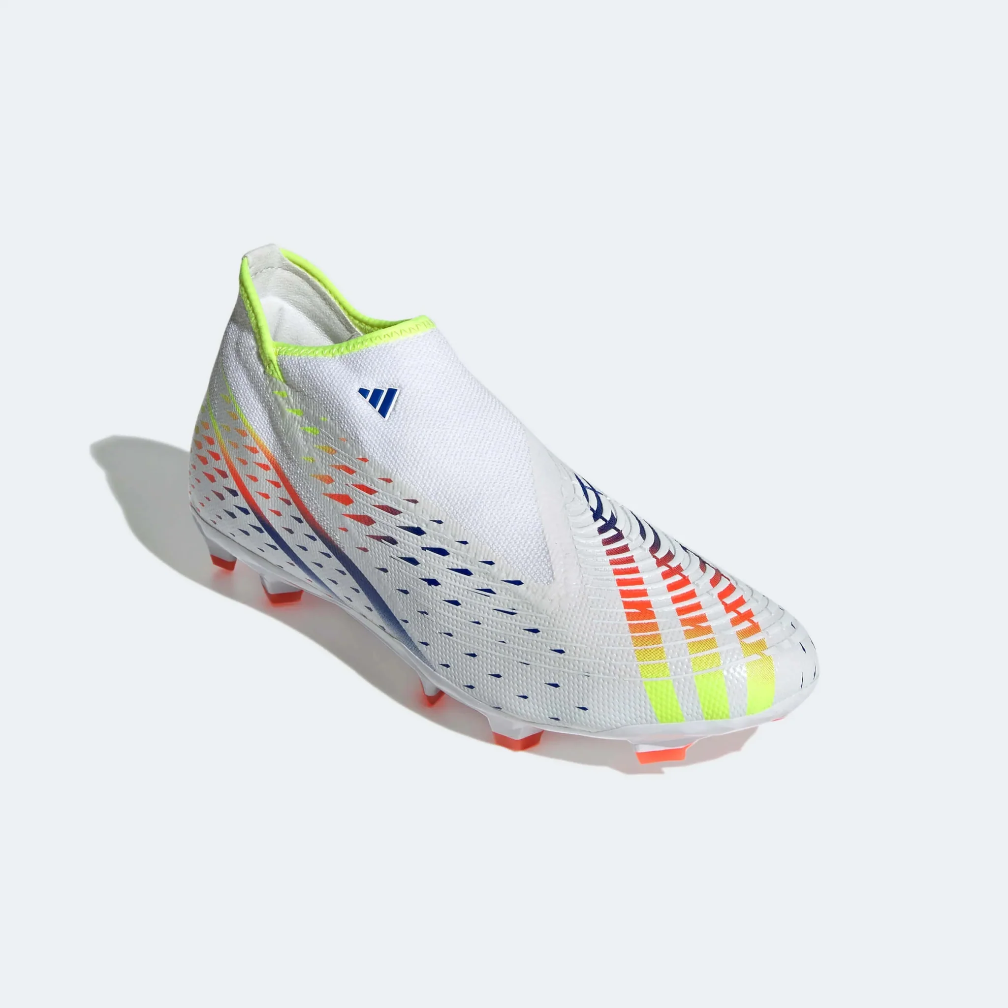adidas Predator Edge.3 LL FG - White-Yellow-Blue - Image 3