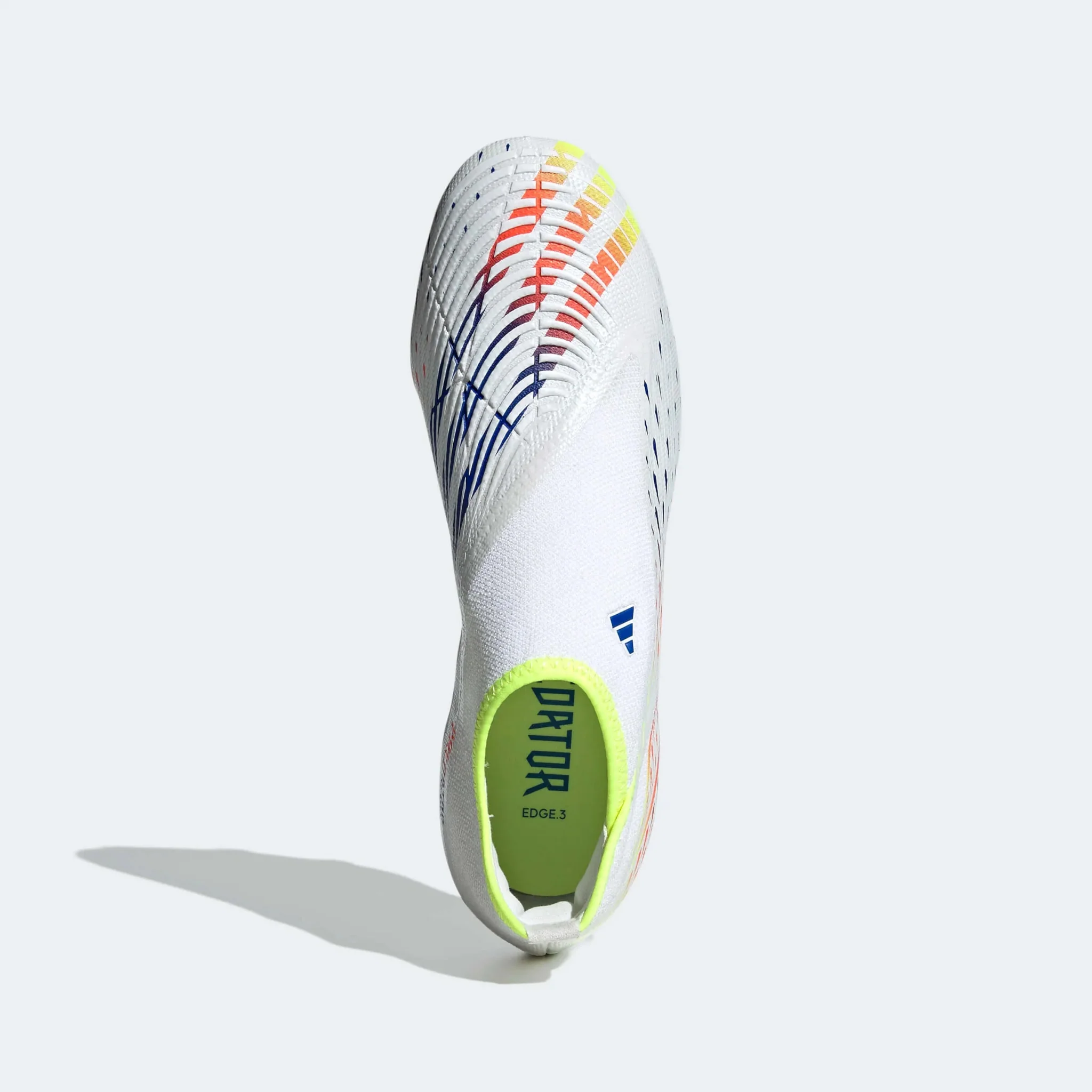 adidas Predator Edge.3 LL FG - White-Yellow-Blue - Image 5