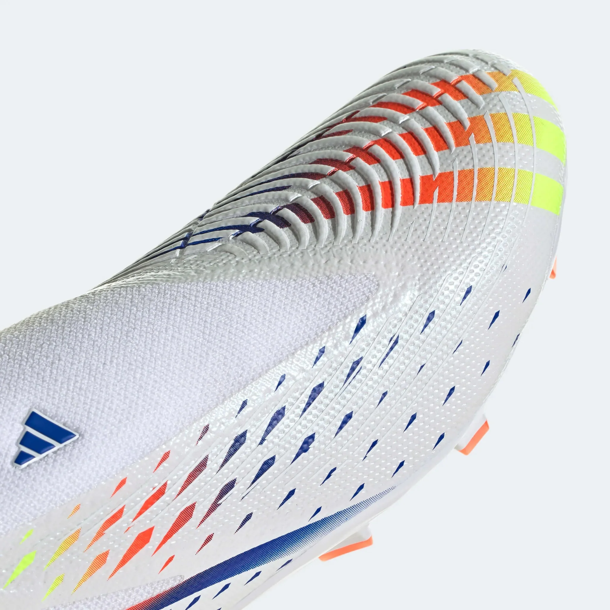 adidas Predator Edge.3 LL FG - White-Yellow-Blue - Image 7