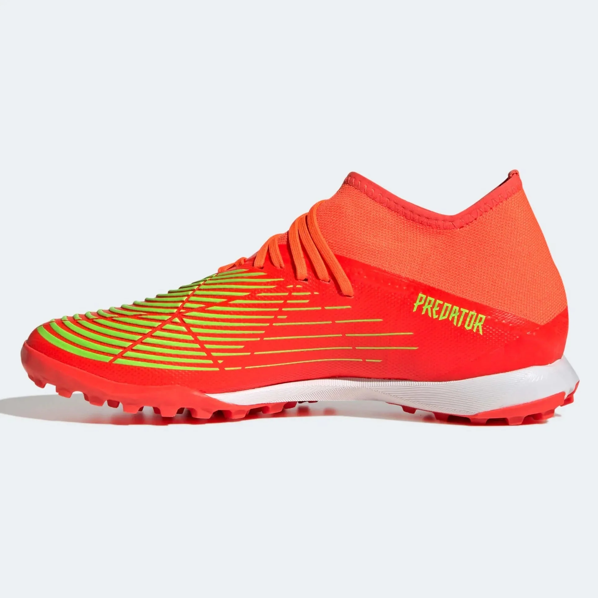 adidas Predator Edge .3 Turf - Solar Red-Solar Green - Image 2