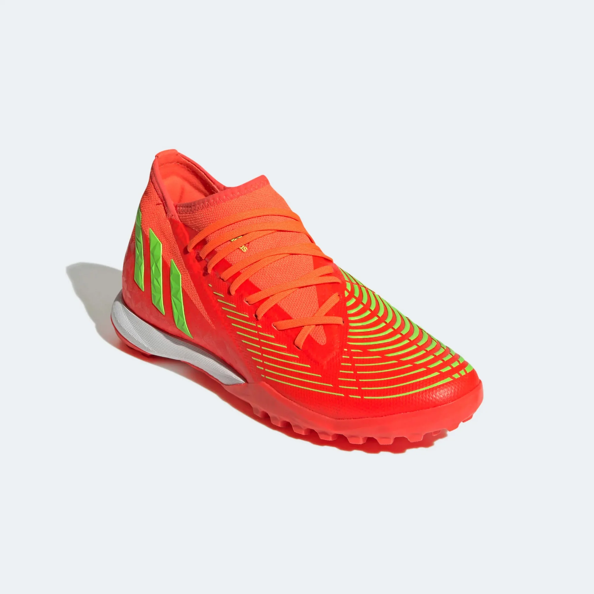 adidas Predator Edge .3 Turf - Solar Red-Solar Green - Image 3