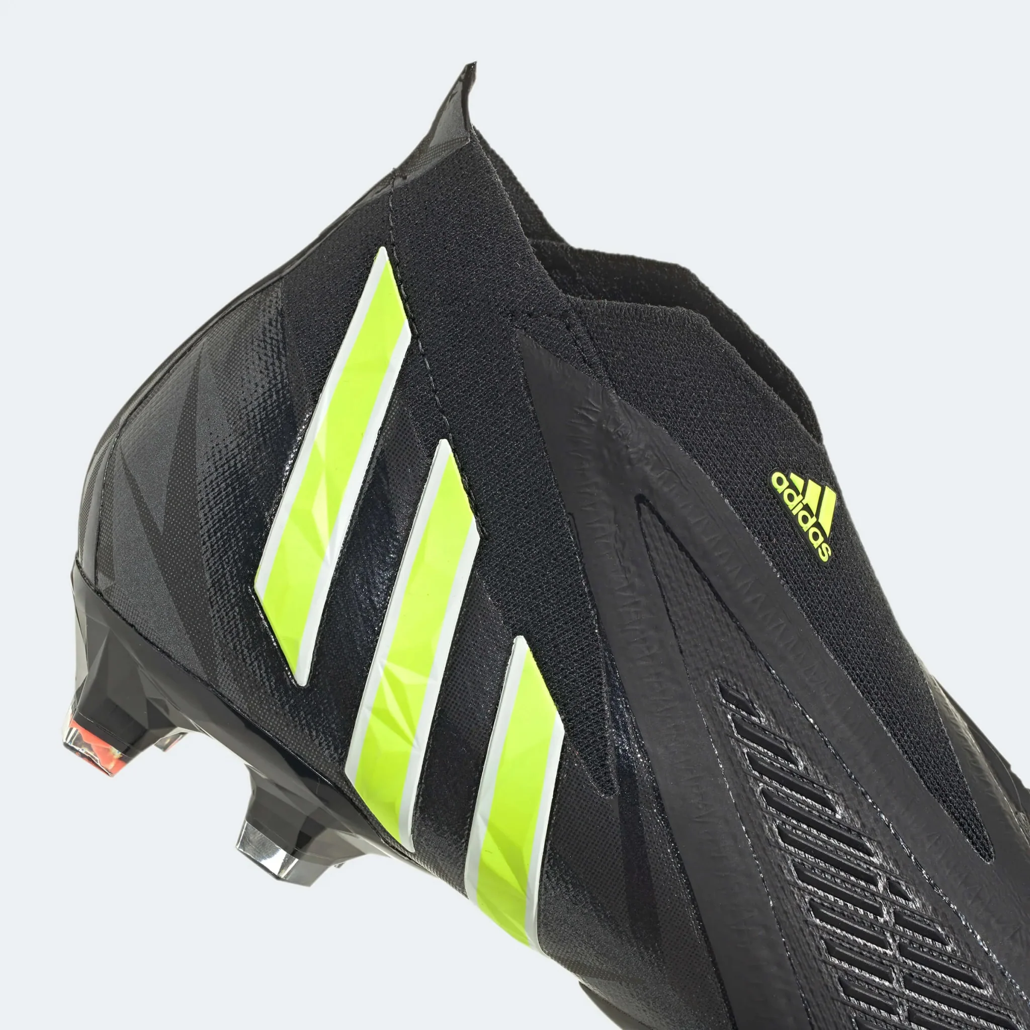 adidas Predator Edge + FG - Black-Solar Yellow - Image 7