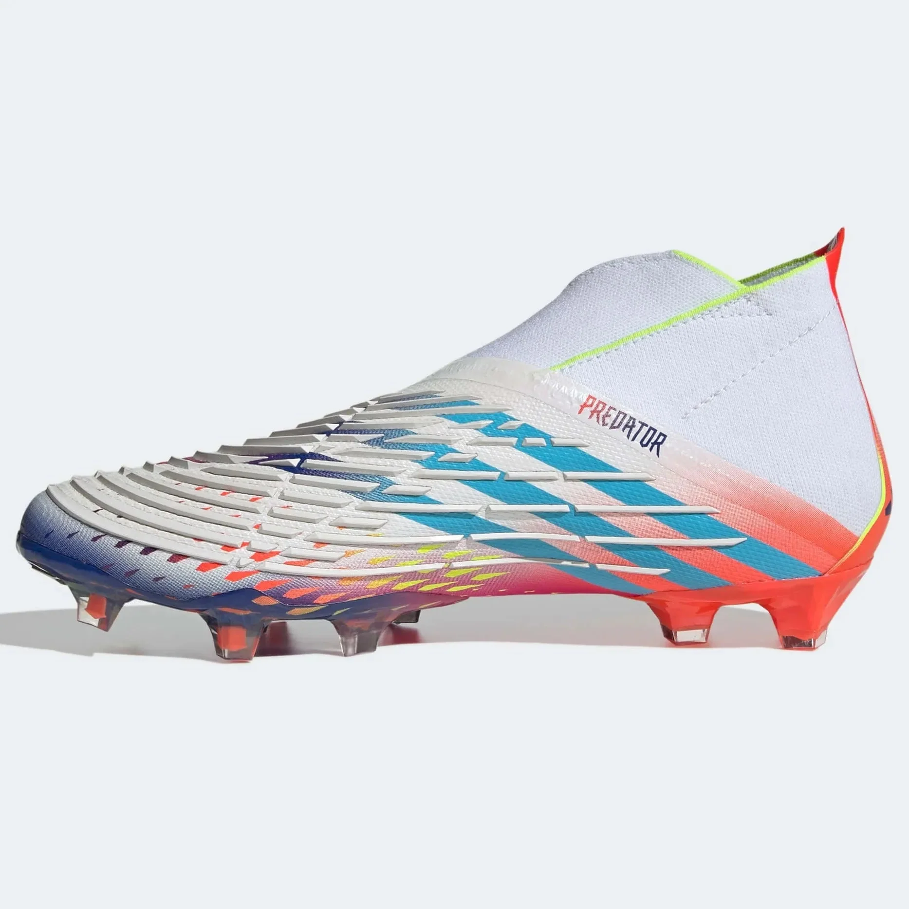 adidas Predator Edge+ FG - White-Yellow-Blue - Image 2